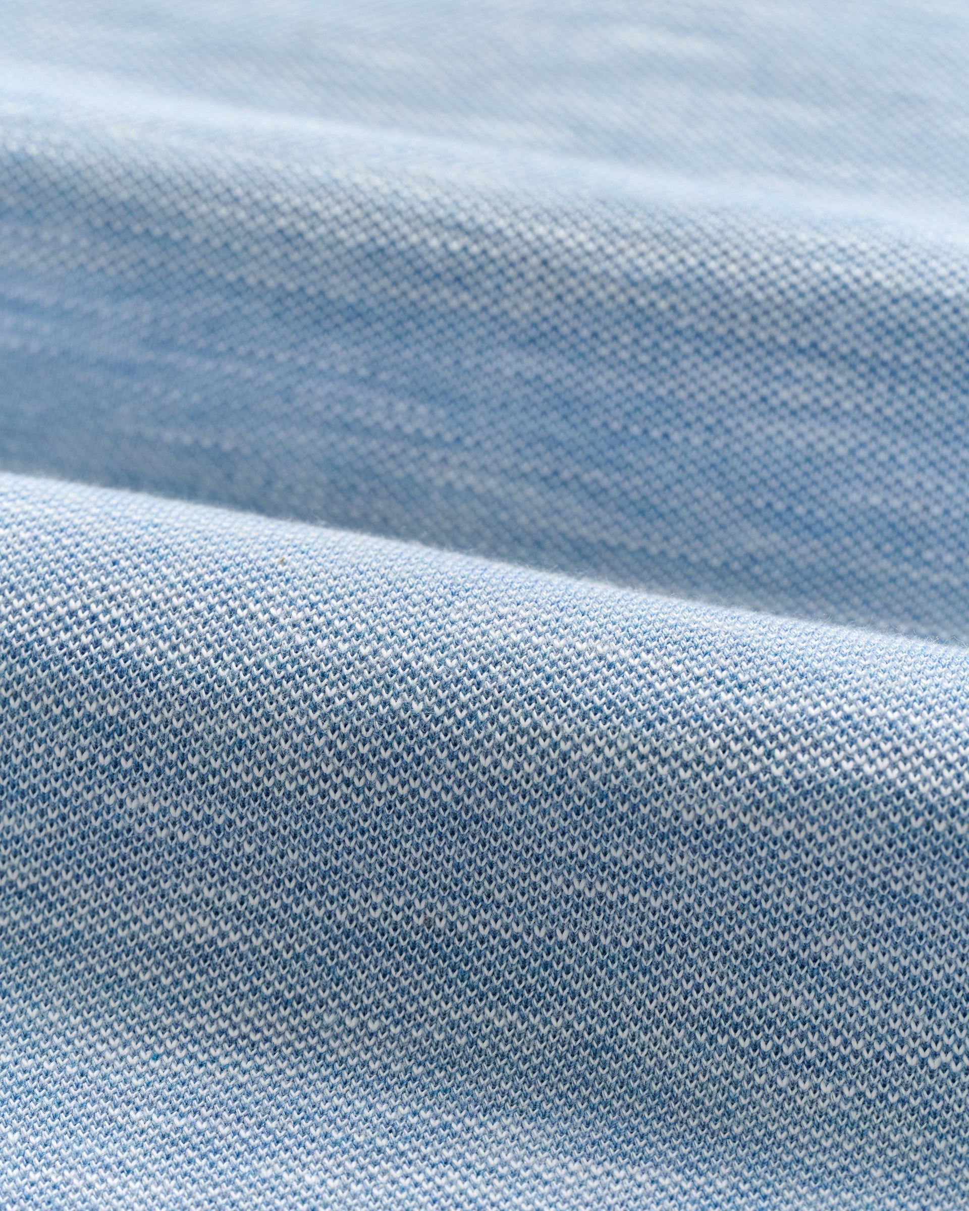 Johnnie-O Short-Sleeve Knit Pique Button-Down Shirt - Tasca