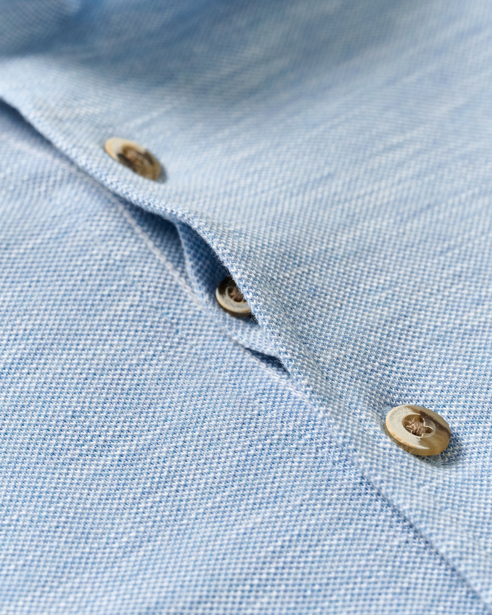 Johnnie-O Short-Sleeve Knit Pique Button-Down Shirt - Tasca