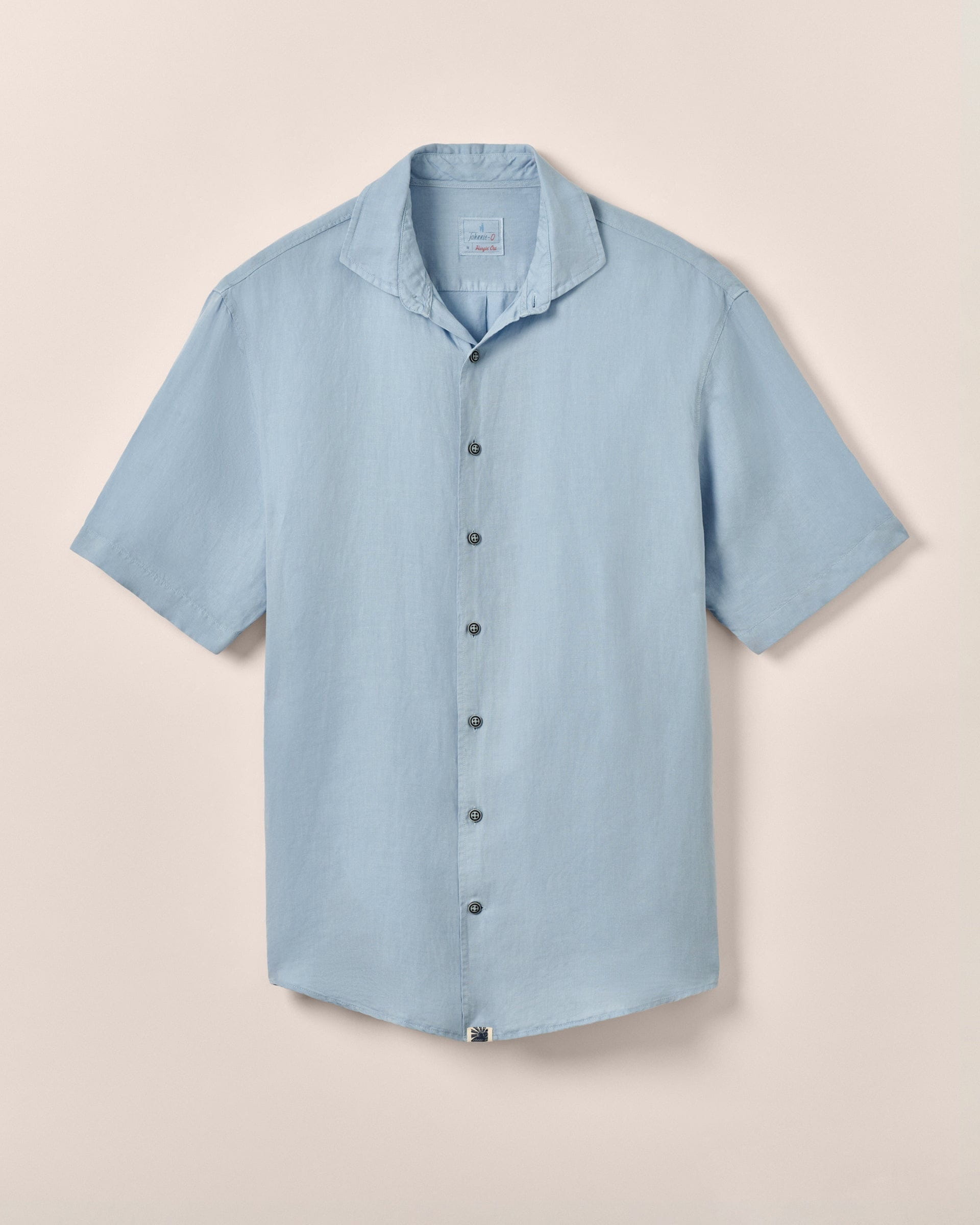 Johnnie-O Short Sleeve Hangin' Out Linen Button Down Shirt - Gianni