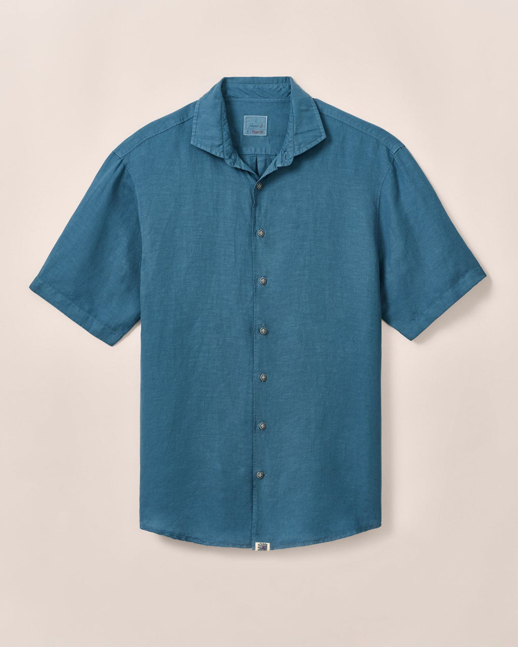 Johnnie-O Short Sleeve Hangin' Out Linen Button Down Shirt - Gianni