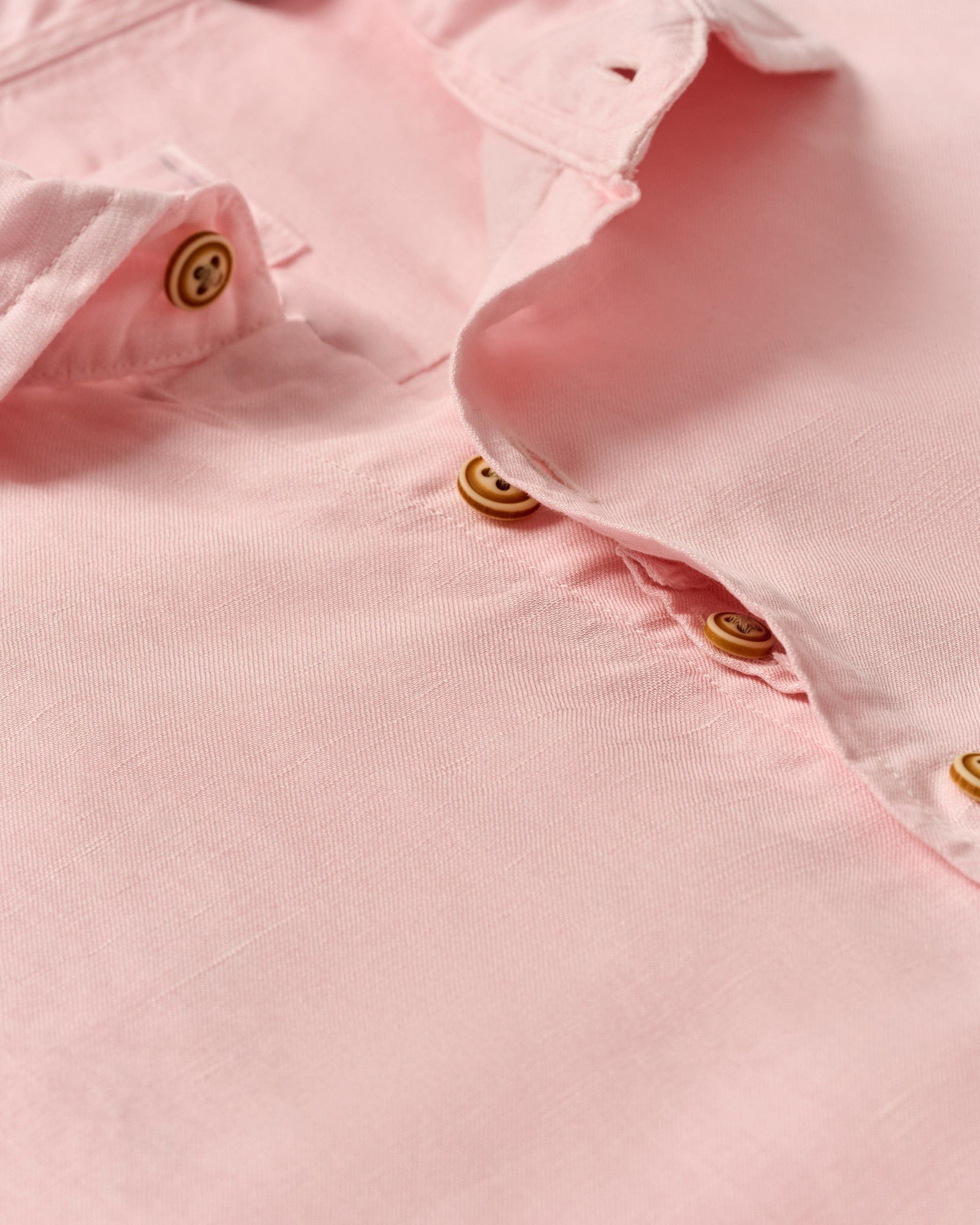 Johnnie-O Short Sleeve Hangin' Out Linen Button Down Shirt - Gianni