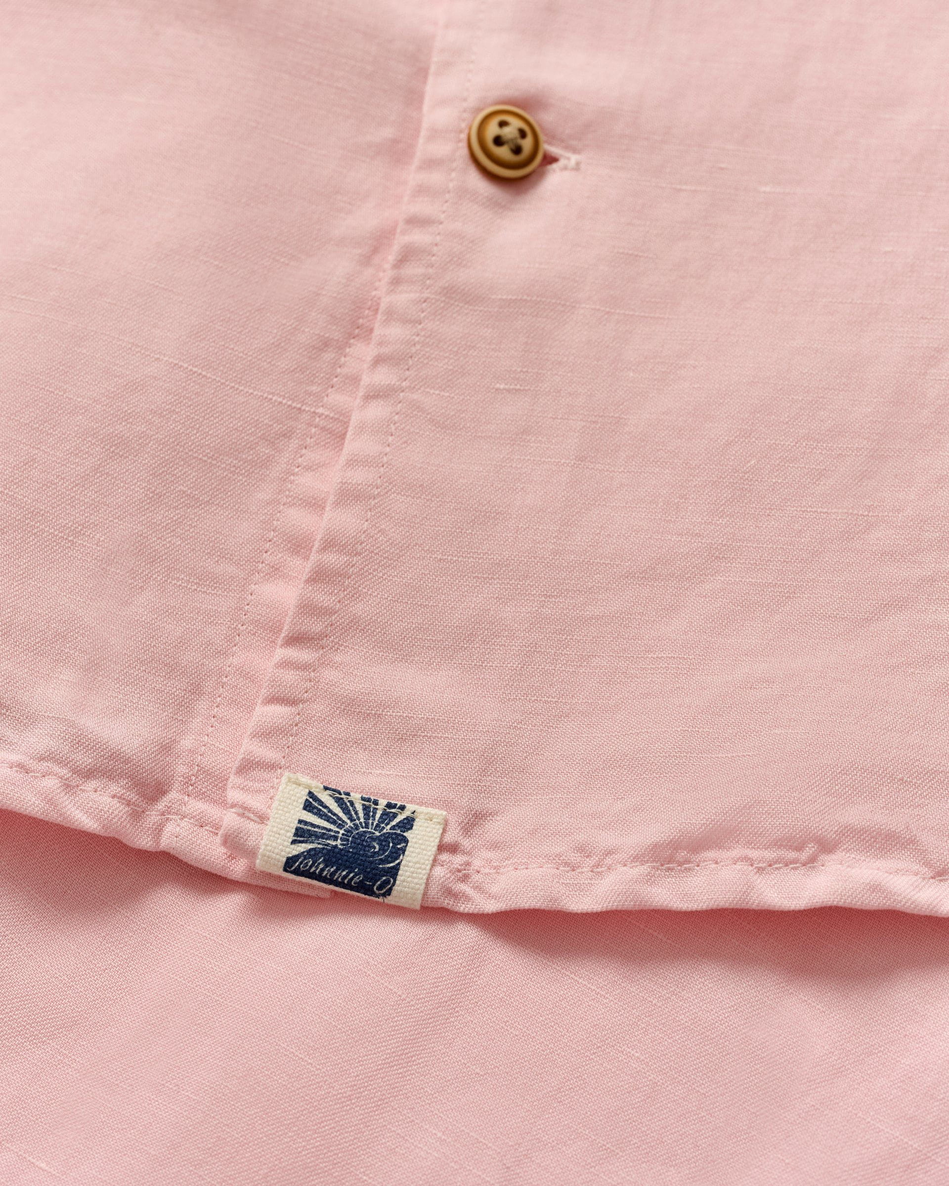 Johnnie-O Short Sleeve Hangin' Out Linen Button Down Shirt - Gianni