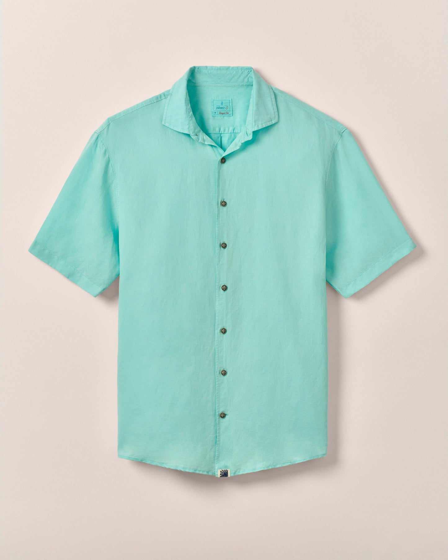 Johnnie-O Short Sleeve Hangin' Out Linen Button Down Shirt - Gianni