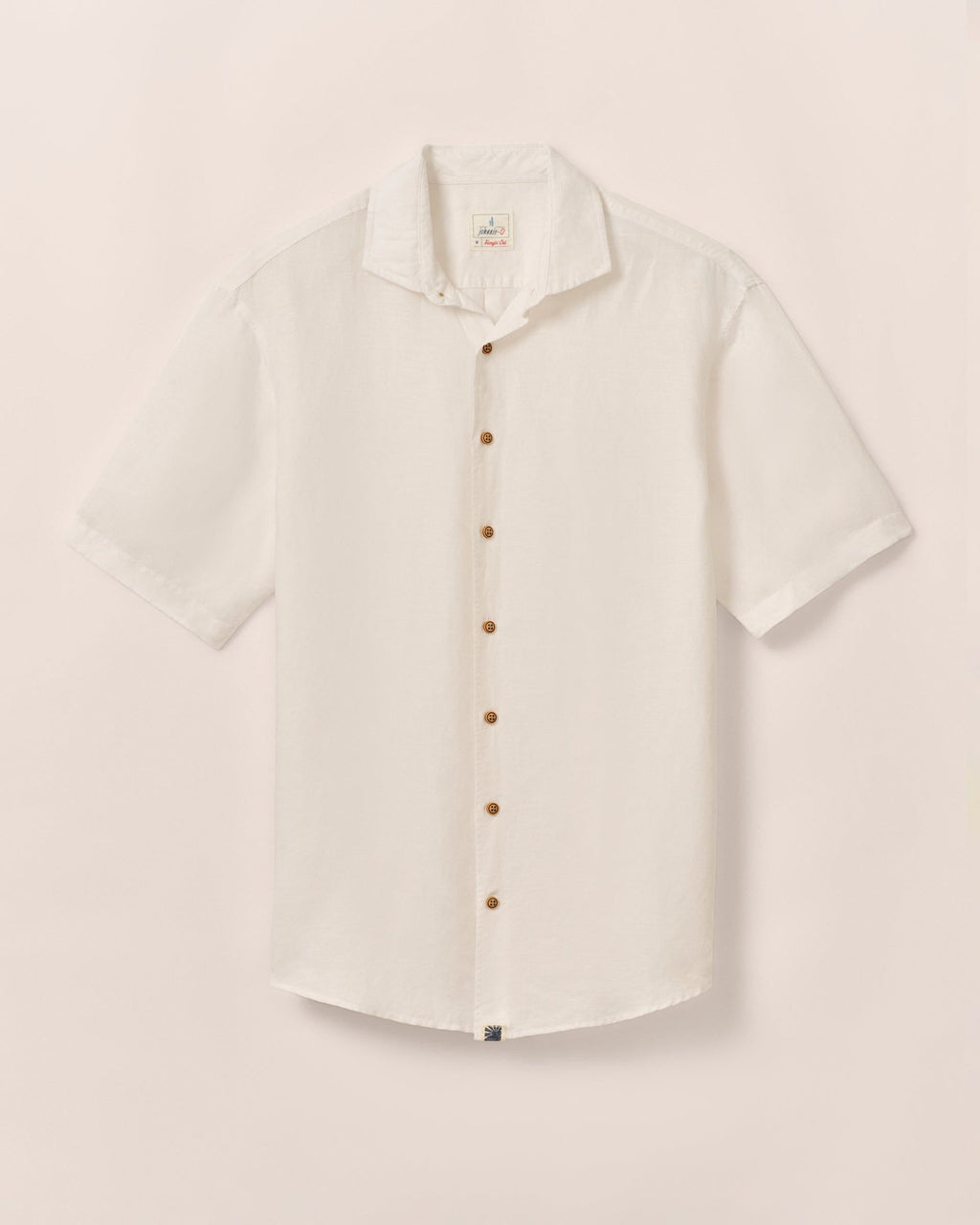 Johnnie-O Short Sleeve Hangin' Out Linen Button Down Shirt - Gianni