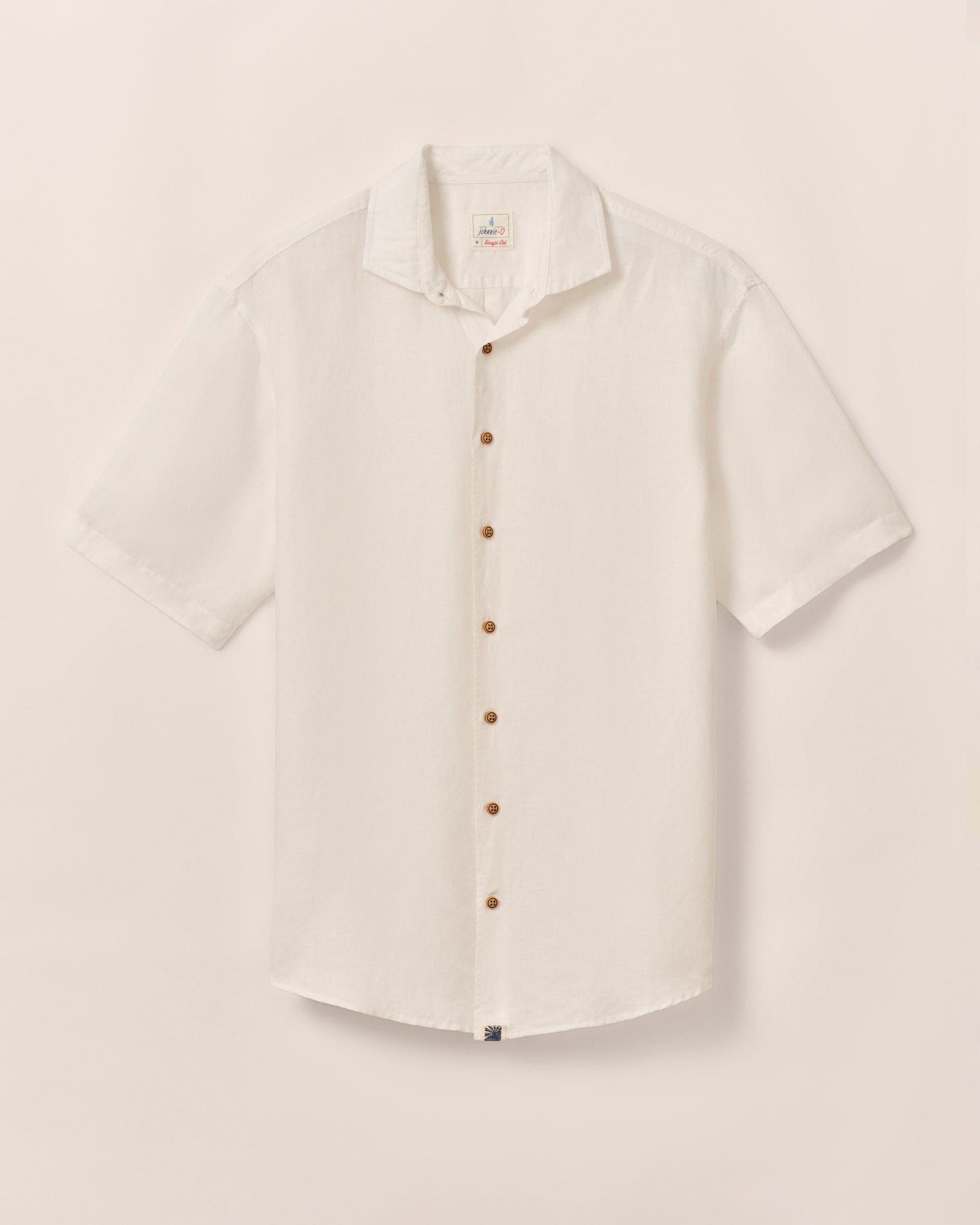 Johnnie-O Short Sleeve Hangin' Out Linen Button Down Shirt - Gianni