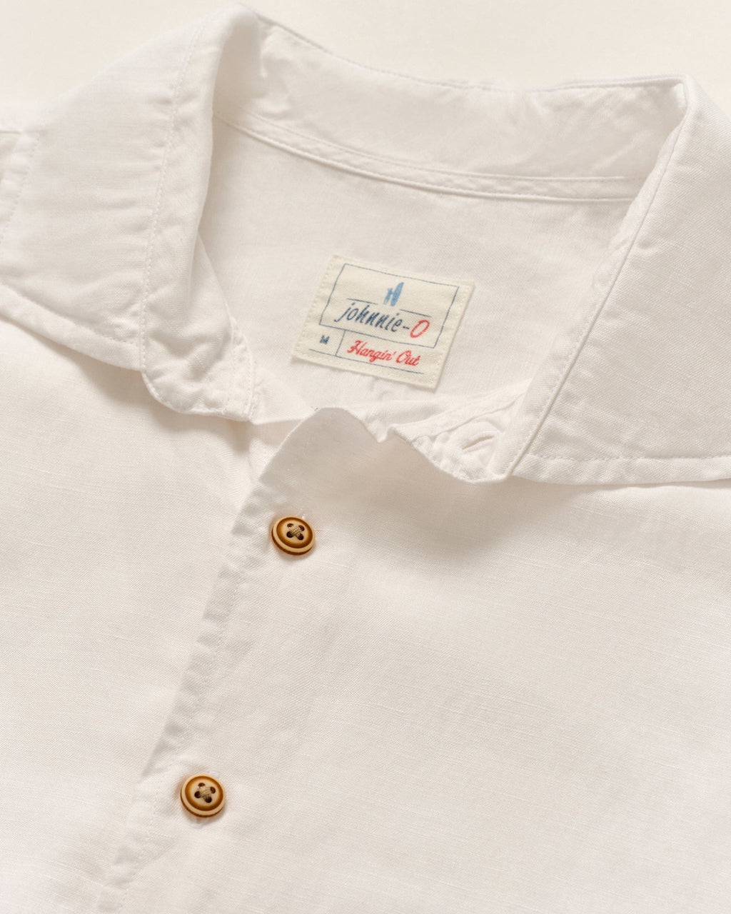 Johnnie-O Short Sleeve Hangin' Out Linen Button Down Shirt - Gianni