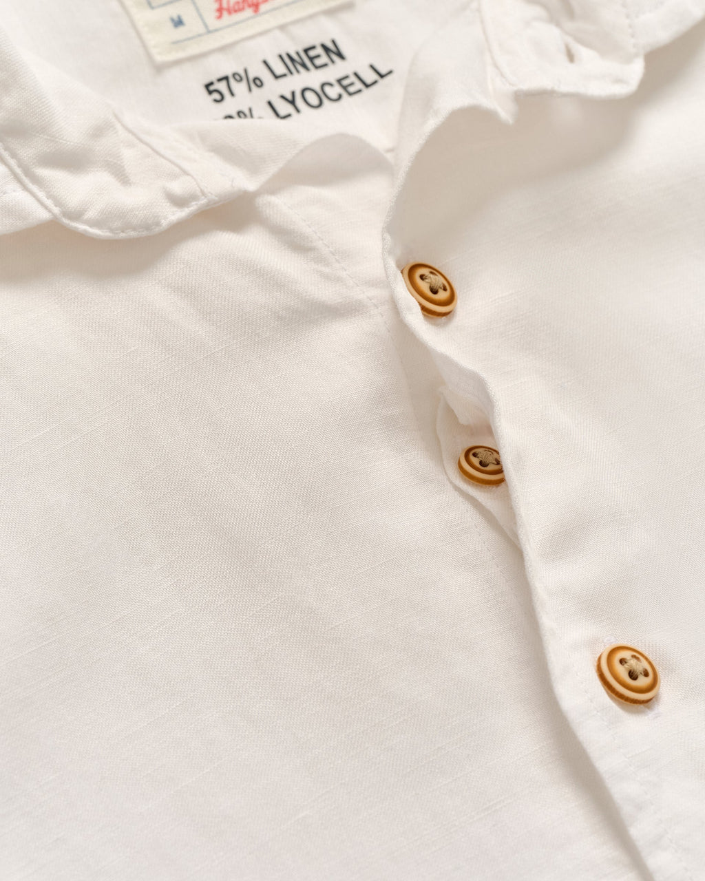 Johnnie-O Garment Dyed Short Sleeve Printed Button Down Shirt - Gianni Solid Knit, White