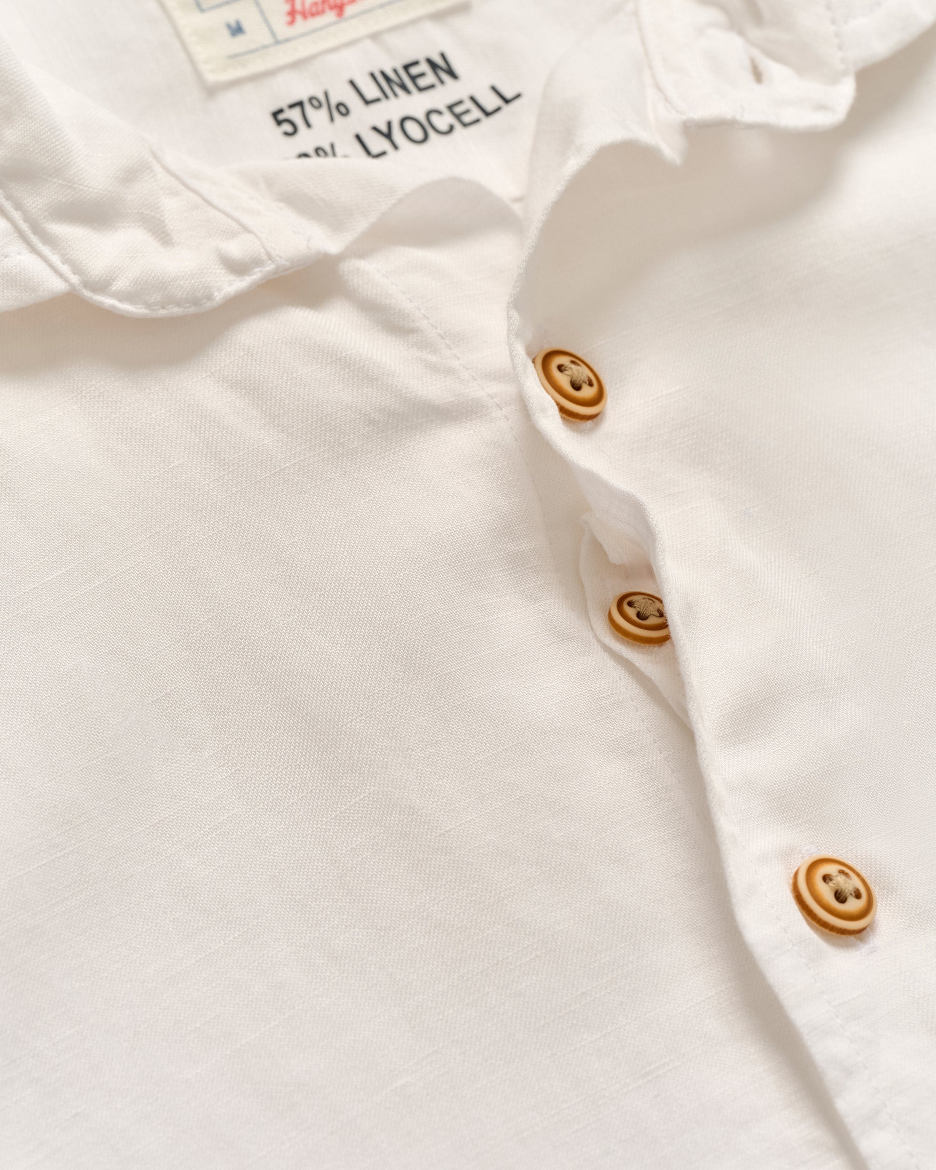 Johnnie-O Garment Dyed Short Sleeve Printed Button Down Shirt - Gianni Solid Knit, White