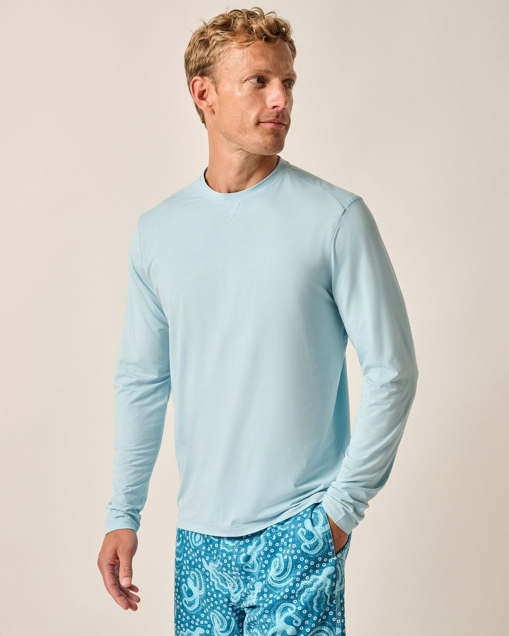 Johnnie-O Basin Performance UPF Long Sleeve Sun Shirt