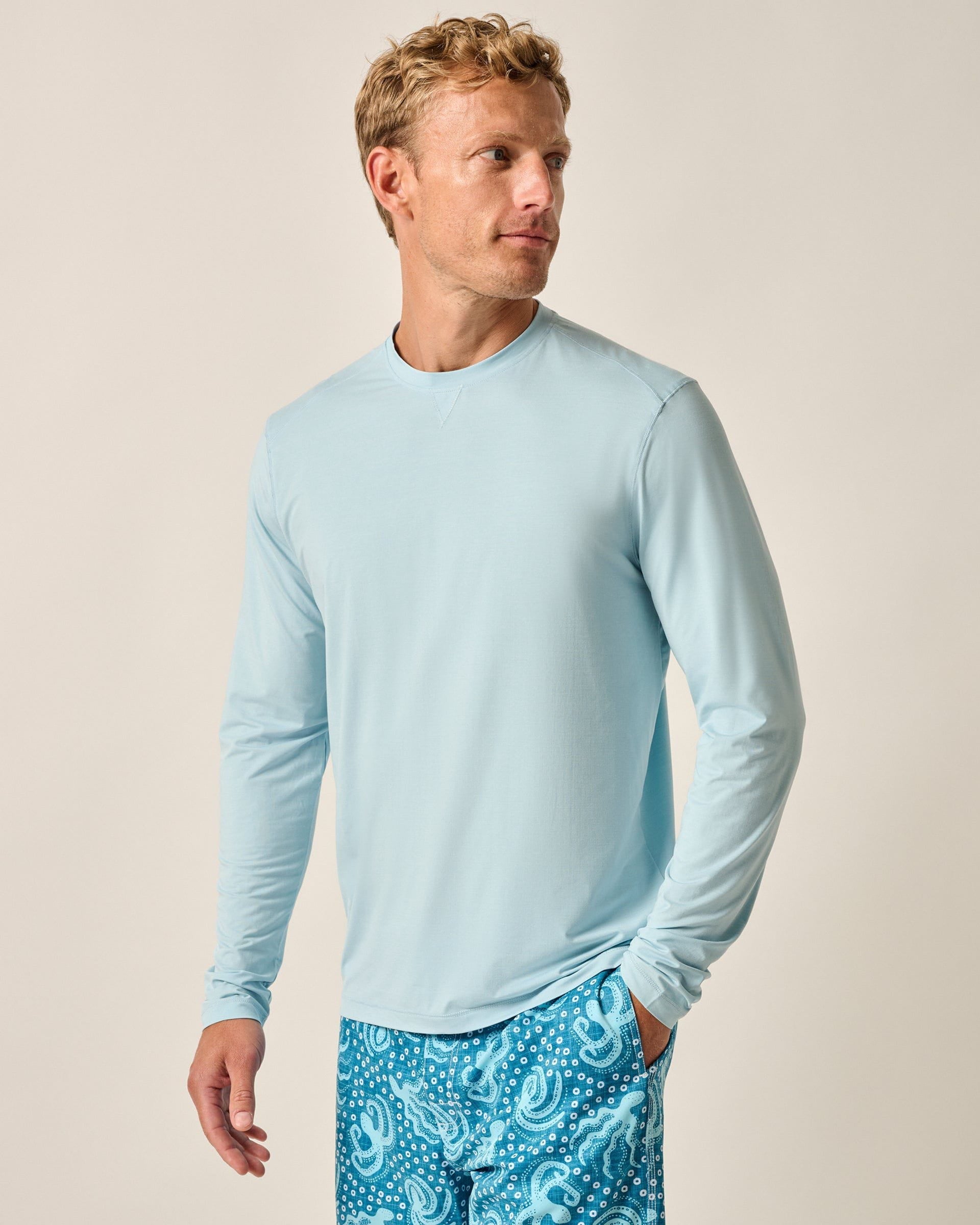Johnnie-O Basin Performance UPF Long Sleeve Sun Shirt