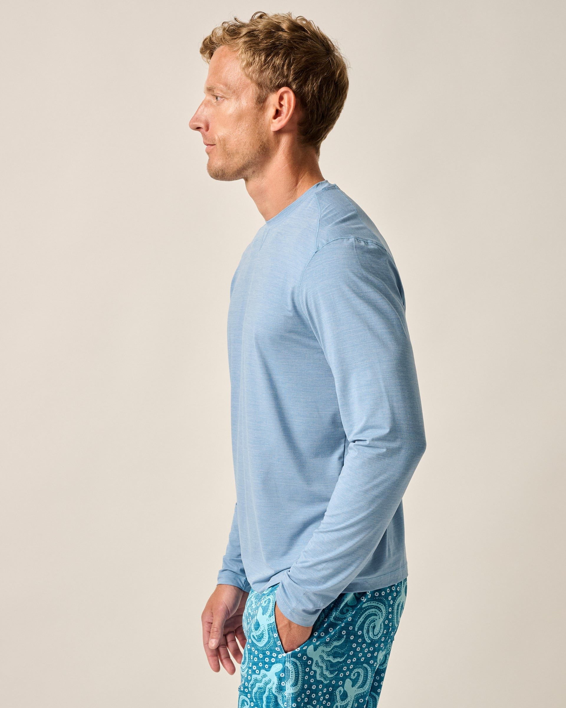 Johnnie-O Basin Performance UPF Long Sleeve Sun Shirt