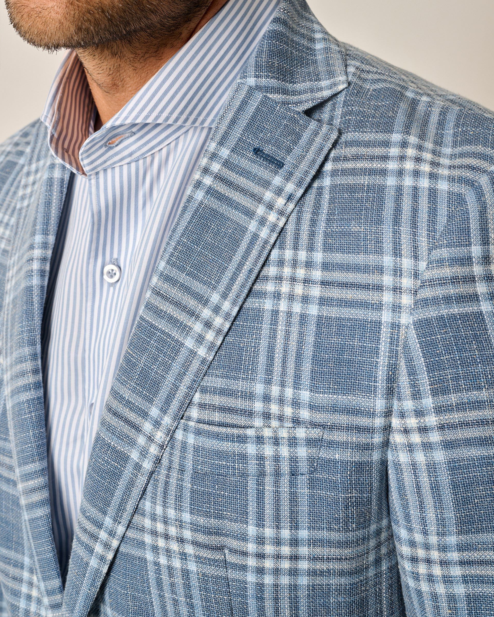 Johnnie-O Bergman Top Shelf Wool Cotton Sport Coat, Navy