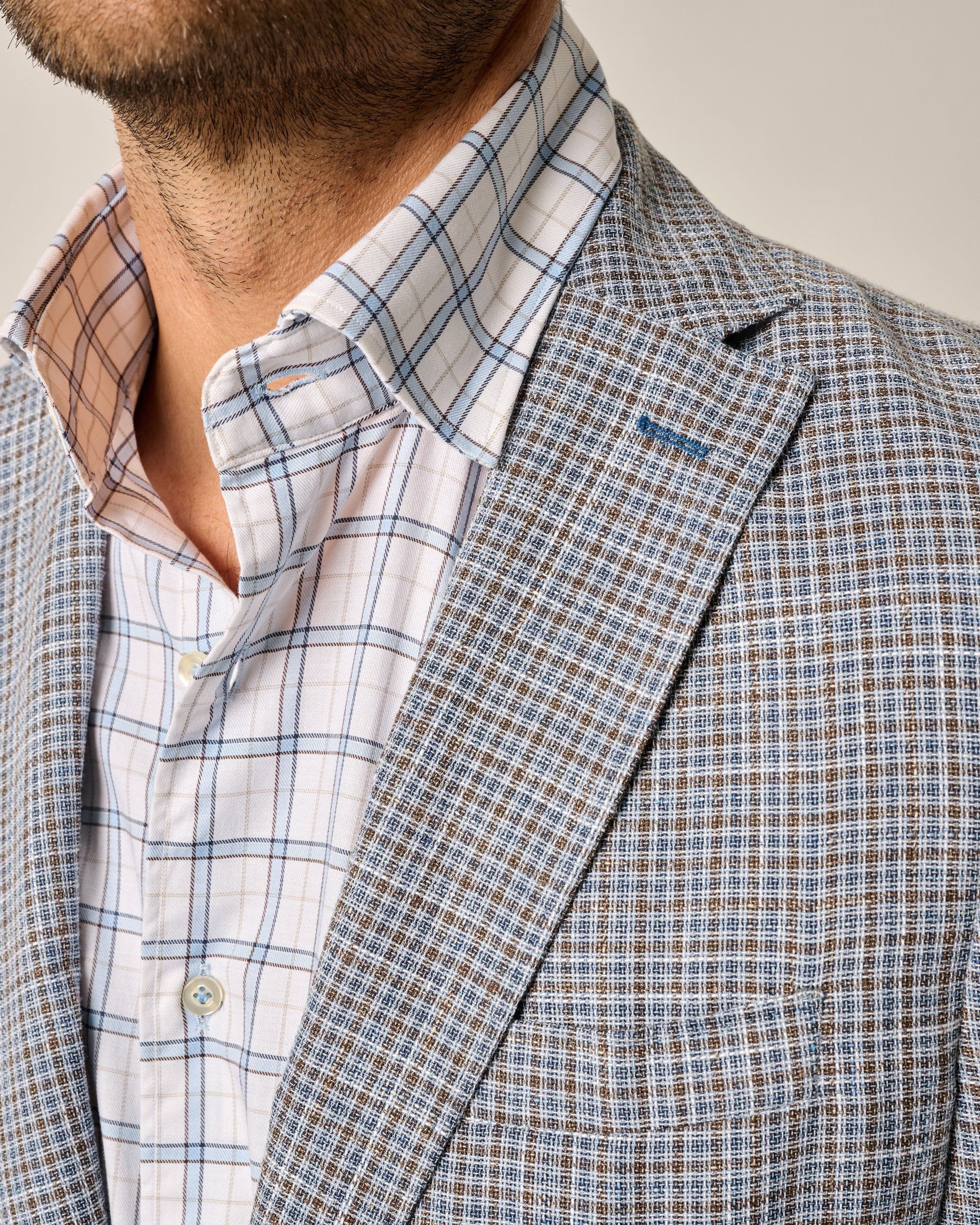 Johnnie-O Bowden Top Shelf Wool Cotton Sport Coat, Navy