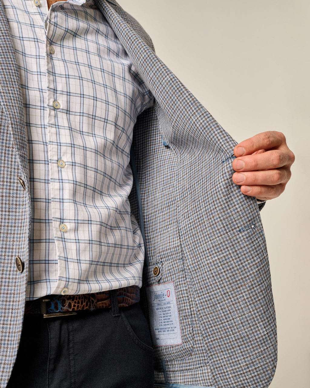 Johnnie-O Bowden Top Shelf Wool Cotton Sport Coat, Navy