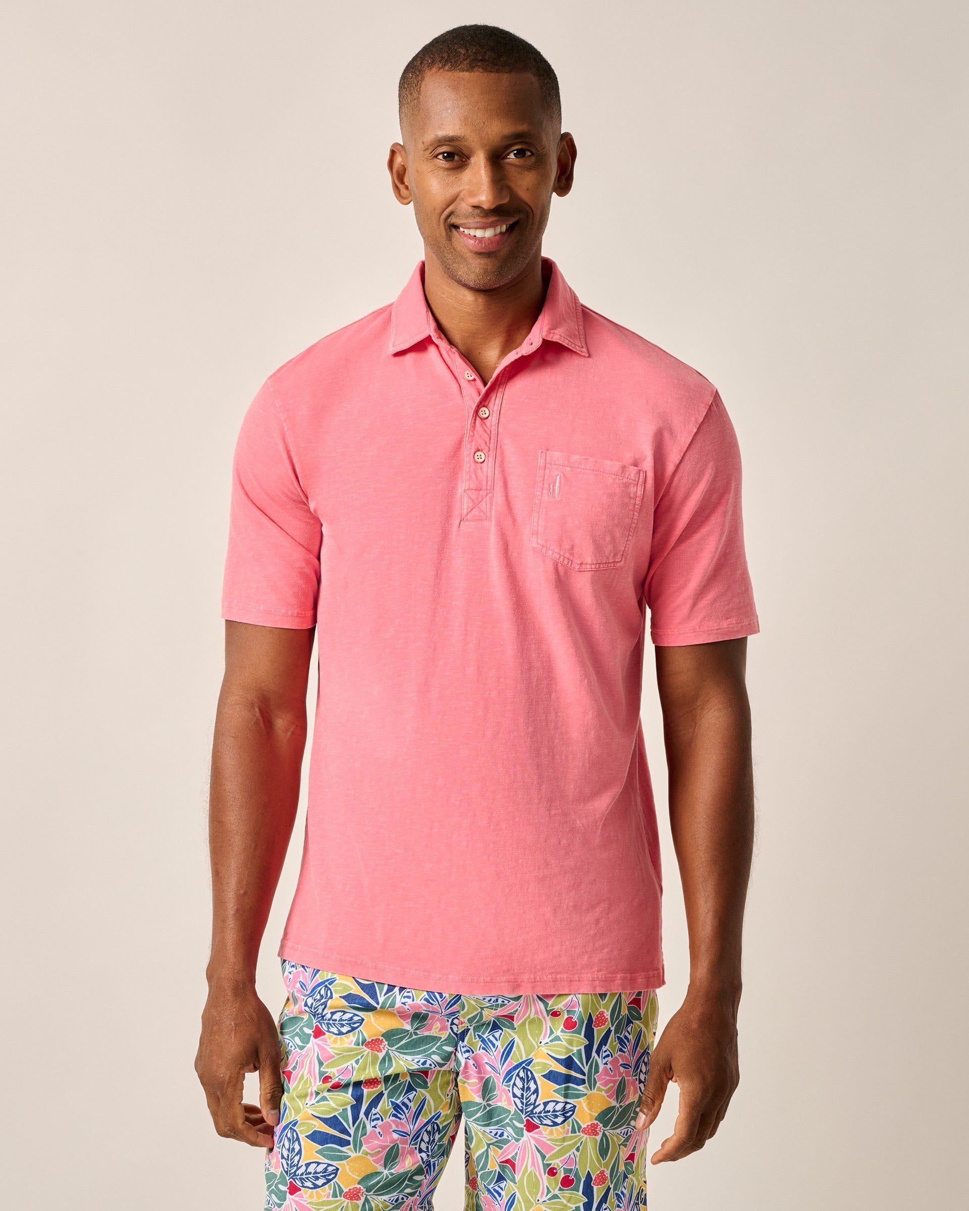 Johnnie-O Original 4-Button Polo - Coastal Wash