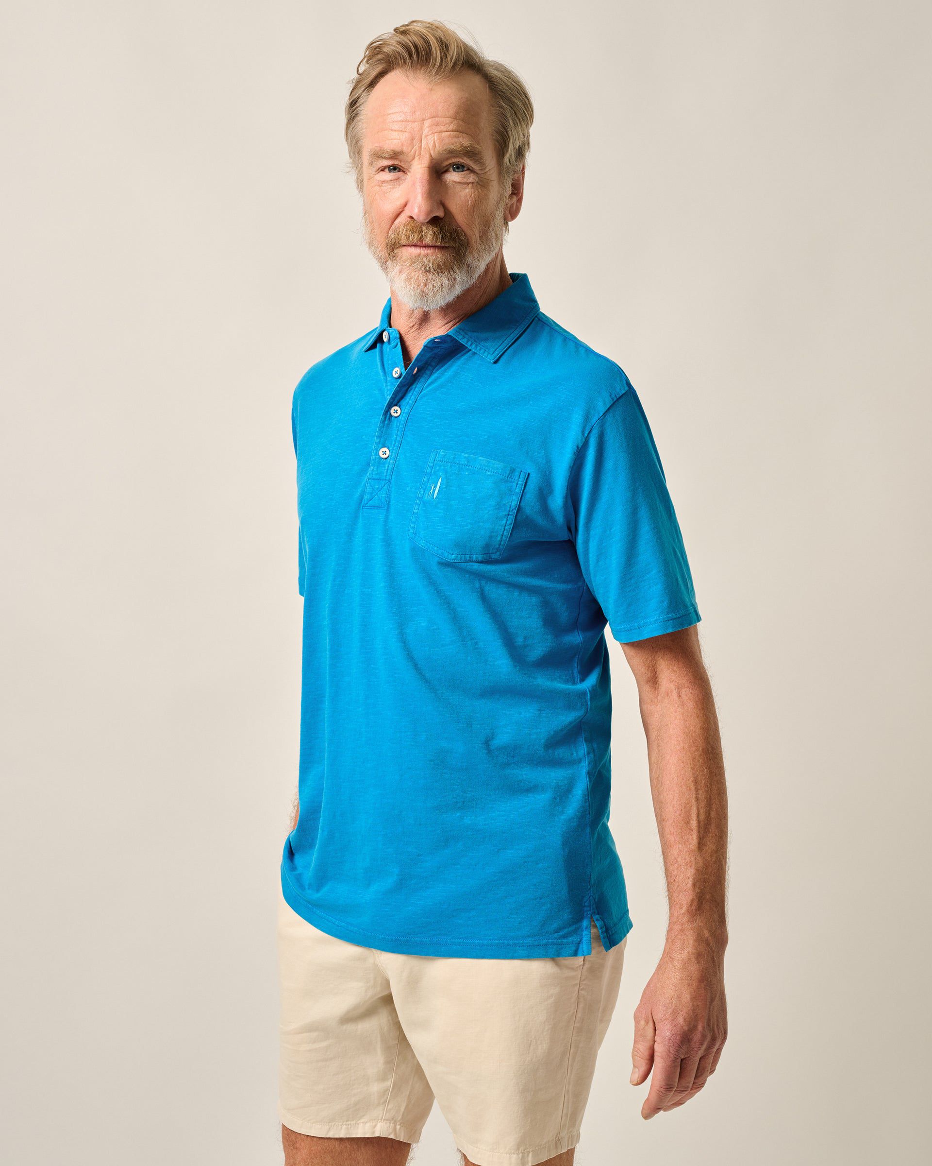 Johnnie-O Original 4-Button Polo - Coastal Wash