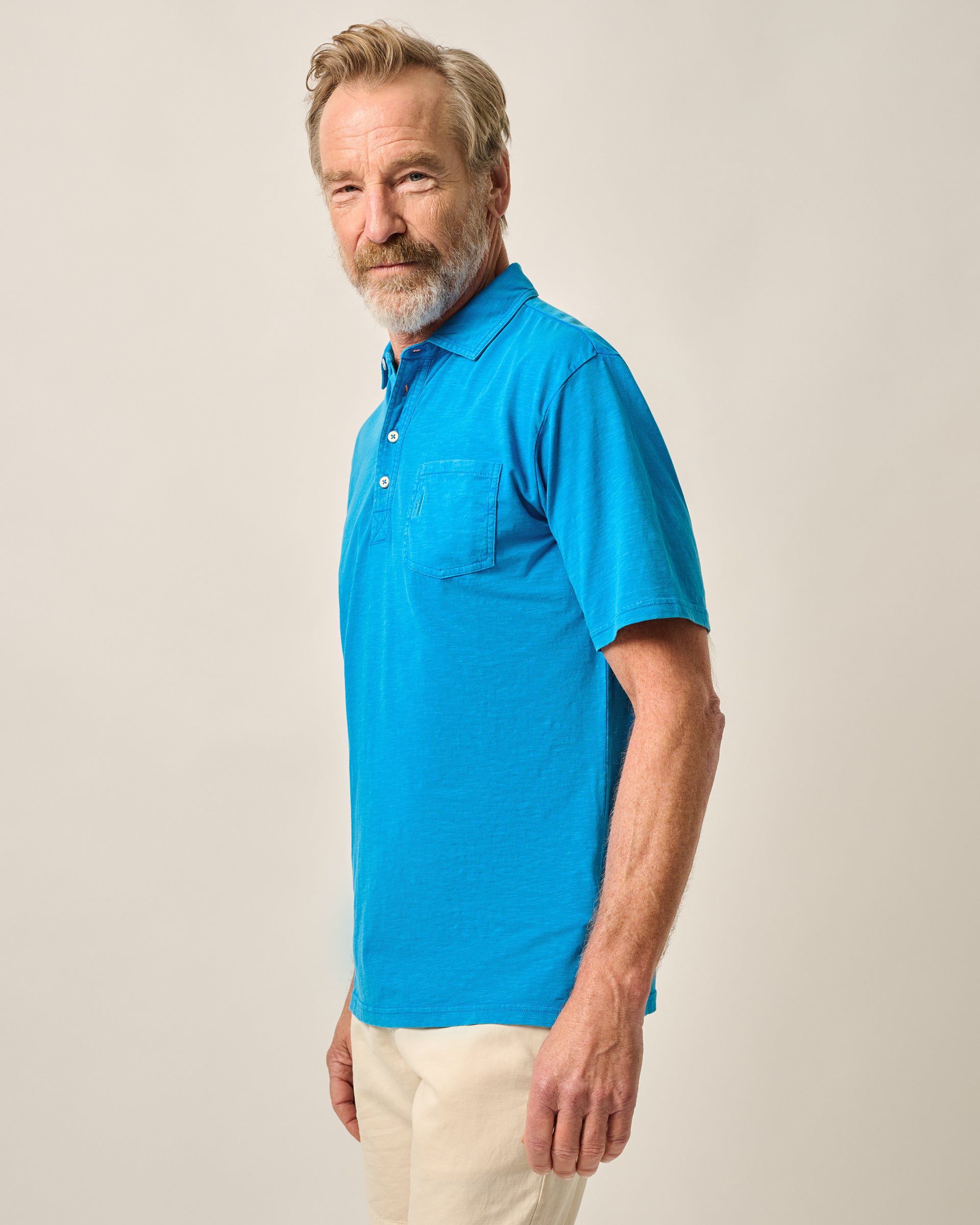 Johnnie-O Original 4-Button Polo - Coastal Wash