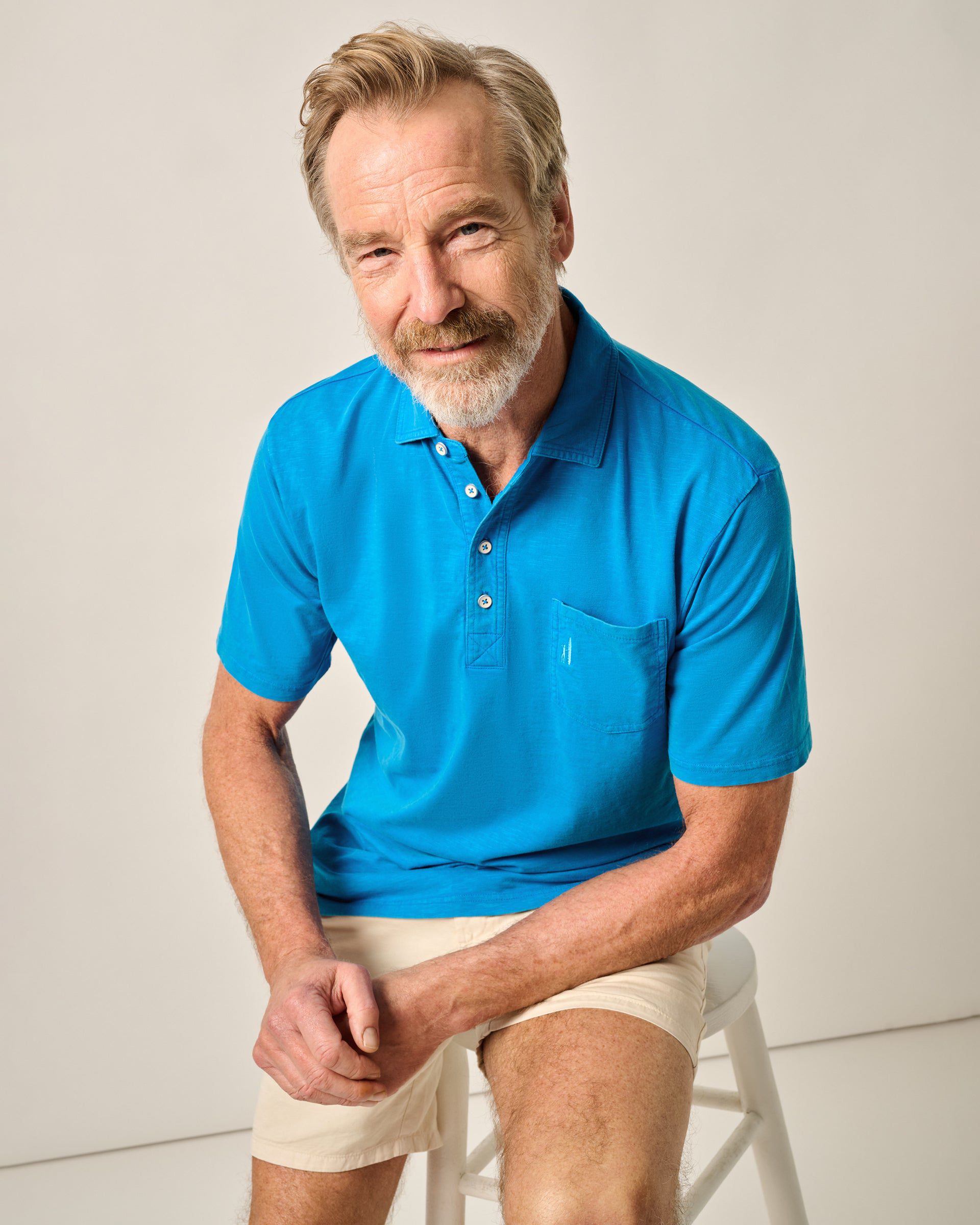 Johnnie-O Original 4-Button Polo - Coastal Wash