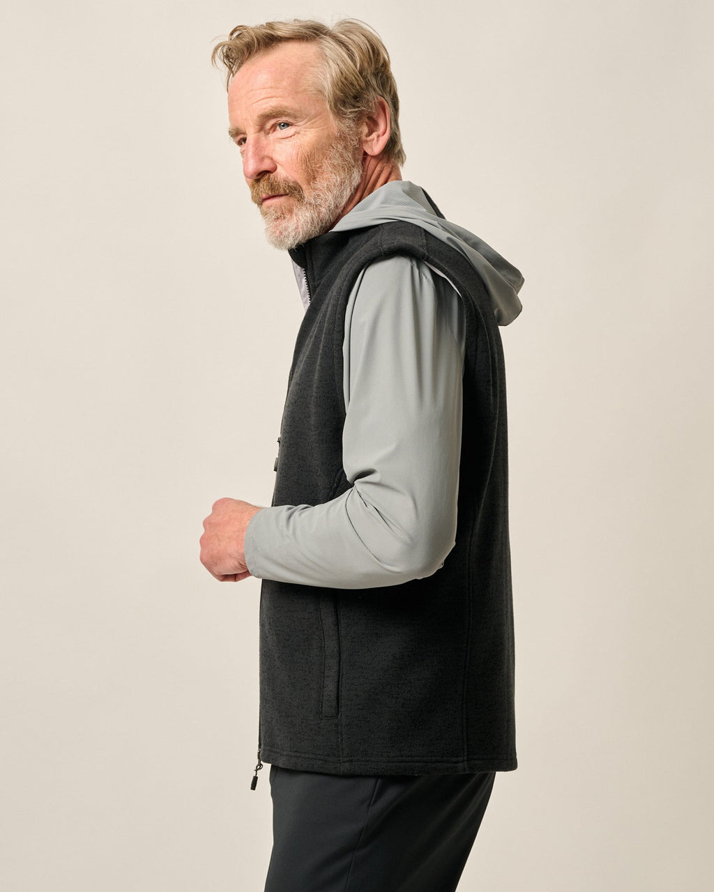 Johnnie-O Denalis Double-Zip Fleece Vest