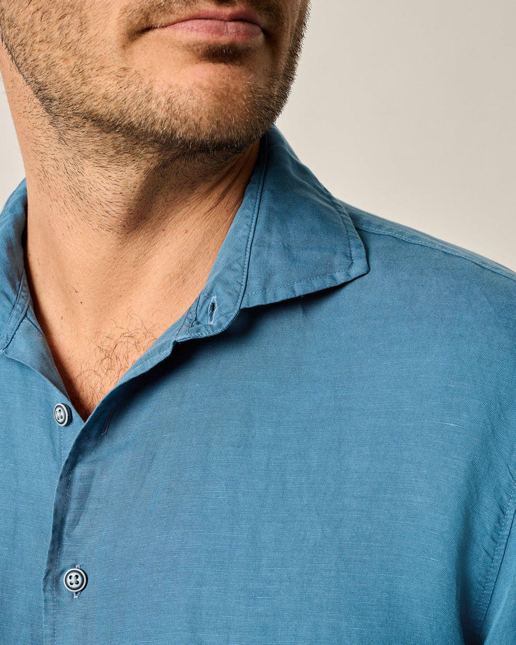 Johnnie-O Short Sleeve Hangin' Out Linen Button Down Shirt - Gianni