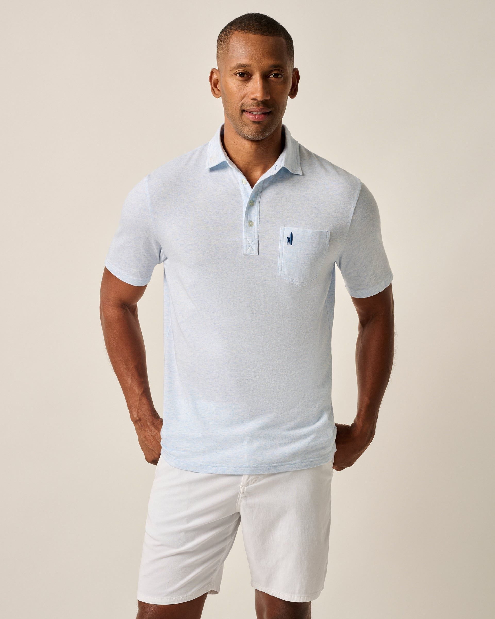 Johnnie-O Original 4-Button Polo - Heathered 2.0
