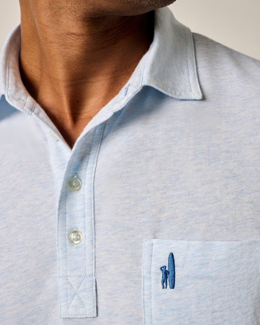 Johnnie-O Original 4-Button Polo - Heathered 2.0