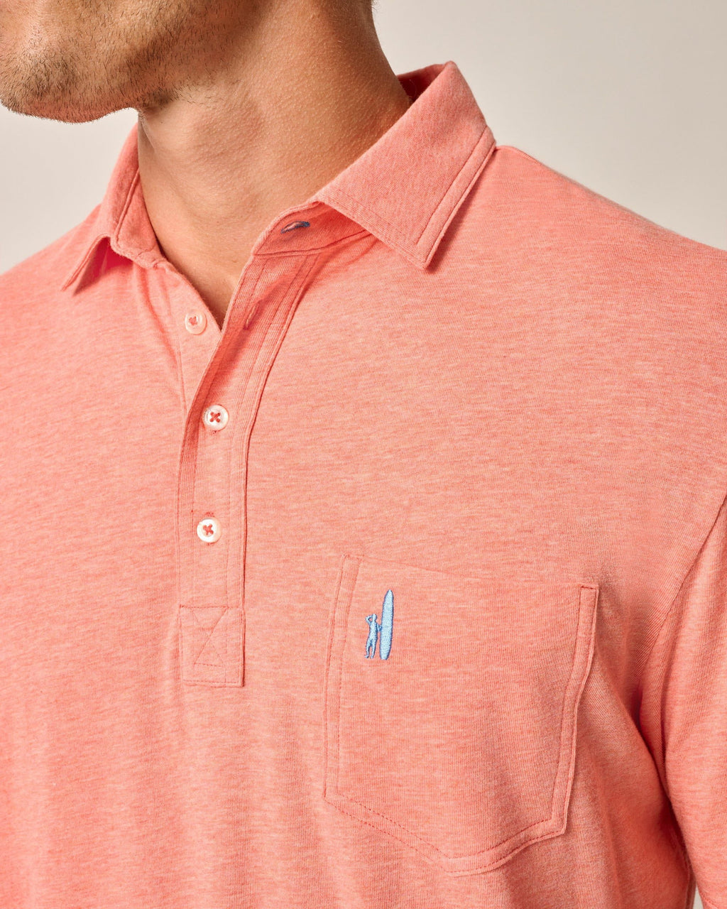 Johnnie-O Original 4-Button Polo - Heathered 2.0