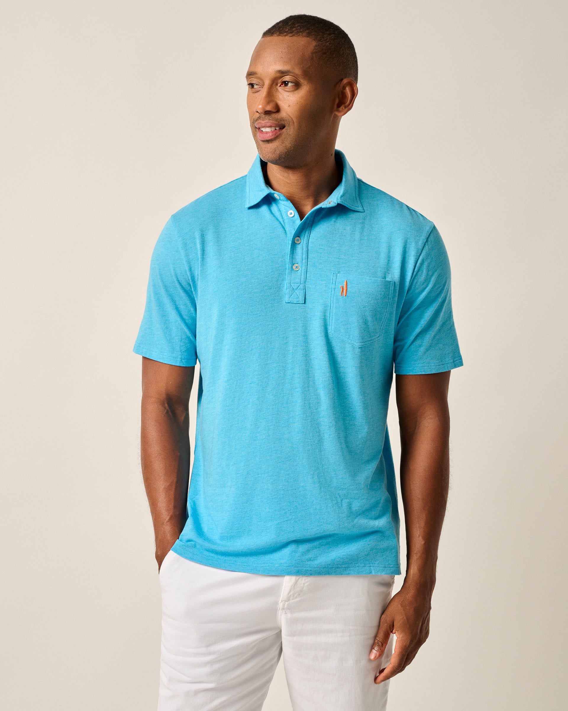 Johnnie-O Original 4-Button Polo - Heathered 2.0