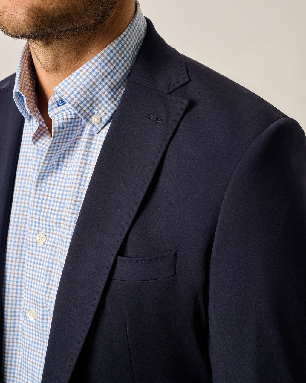 Johnnie-O Hoffman Top Shelf Performance Stretch Knit Blazer, Navy