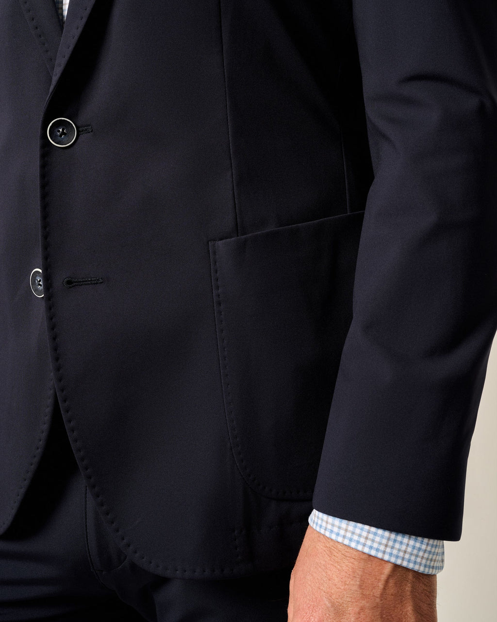 Johnnie-O Hoffman Top Shelf Performance Stretch Knit Blazer, Navy