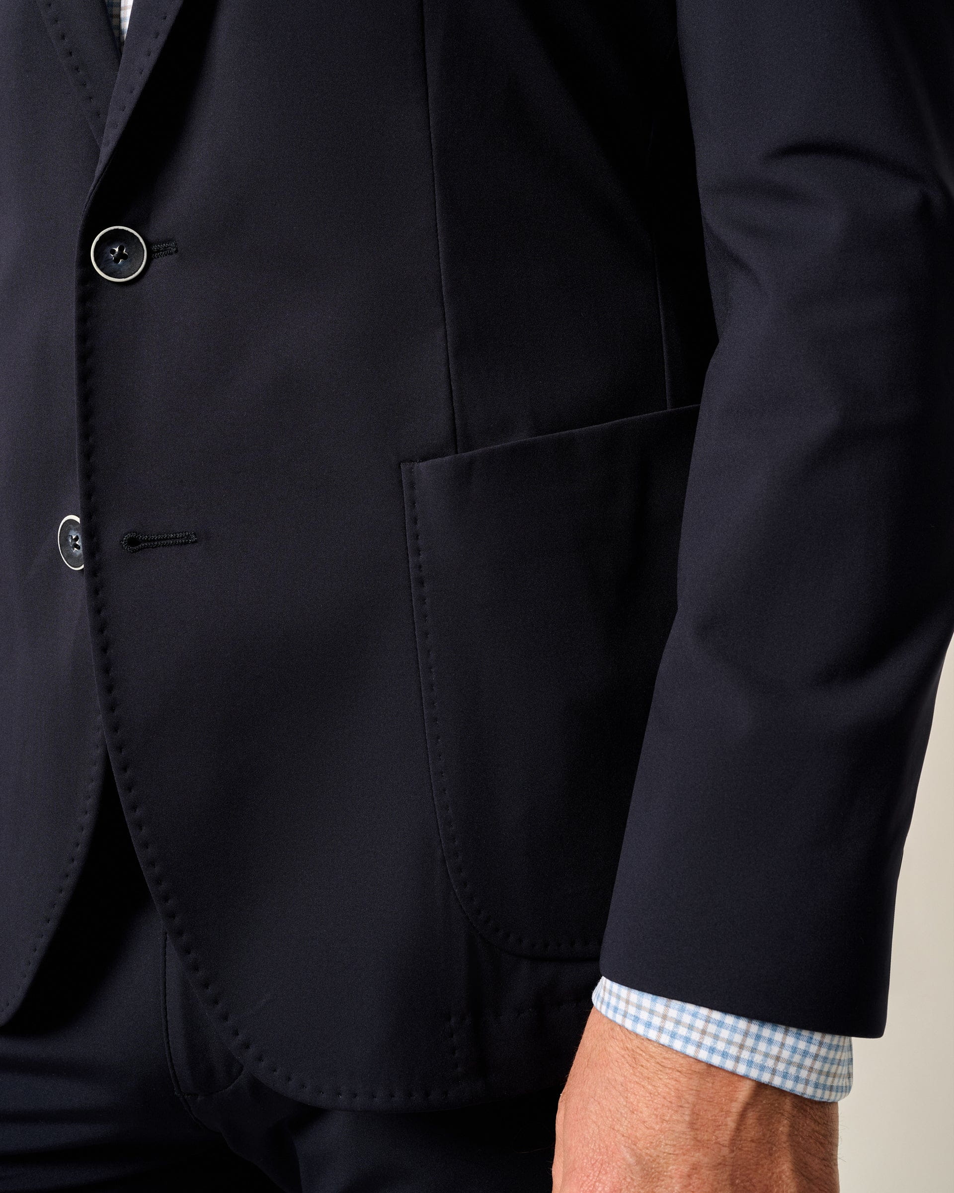 Johnnie-O Hoffman Top Shelf Performance Stretch Knit Blazer, Navy