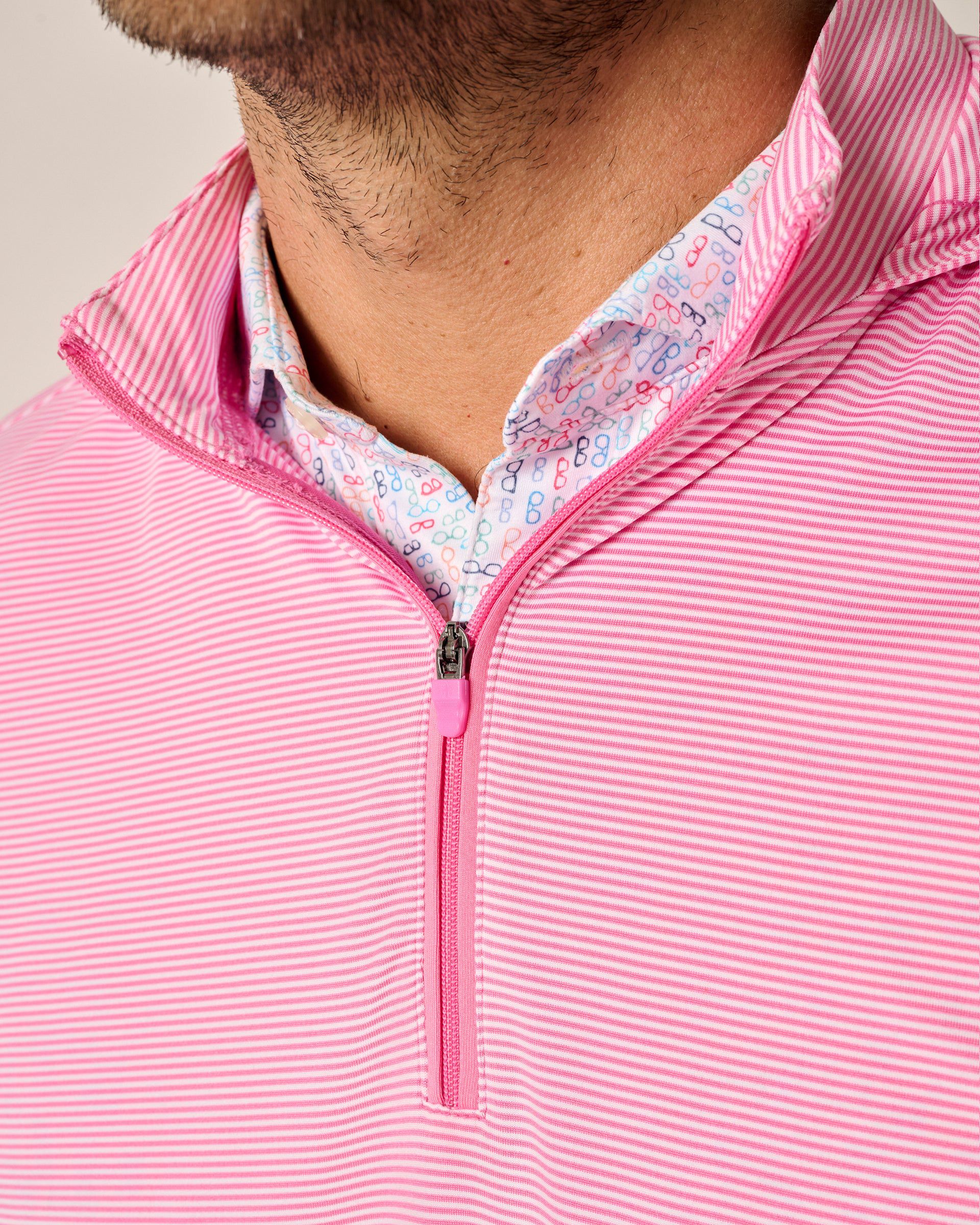 Johnnie-O Hybrid Performance 1/4 Zip Hoodie