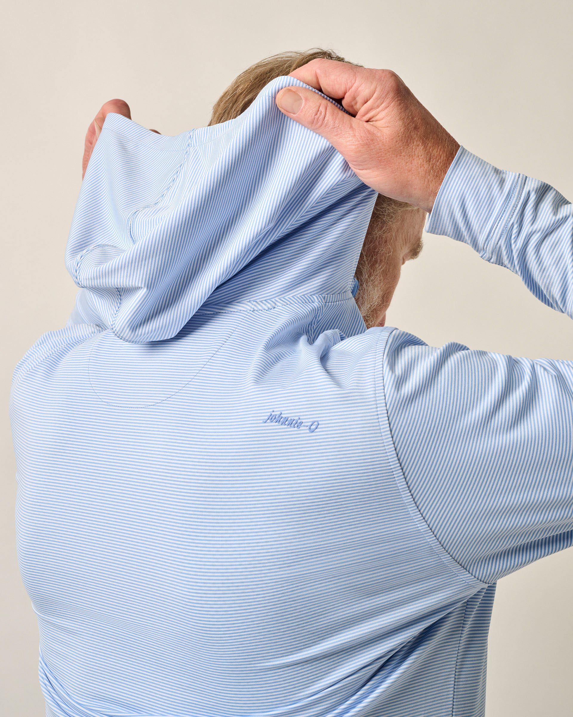 Johnnie-O Hybrid Performance 1/4 Zip Hoodie