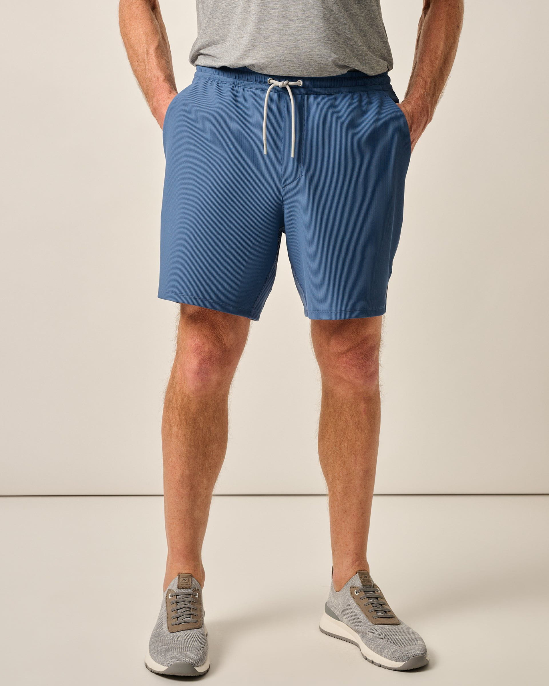 Johnnie-O Jumpin Ribbed Knit Performance Shorts