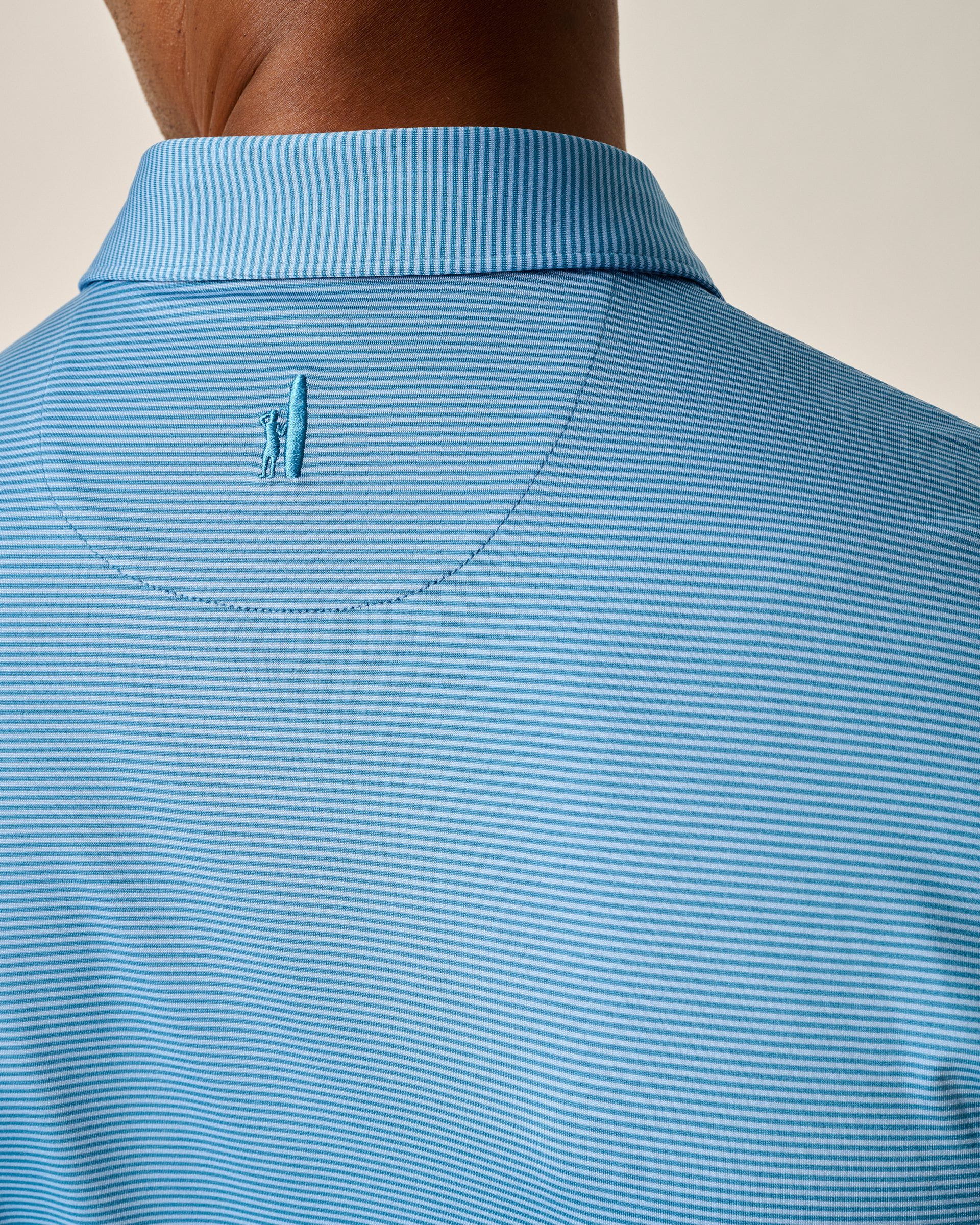 Johnnie-O Performance Jersey Polo - Lyndonn Stripe