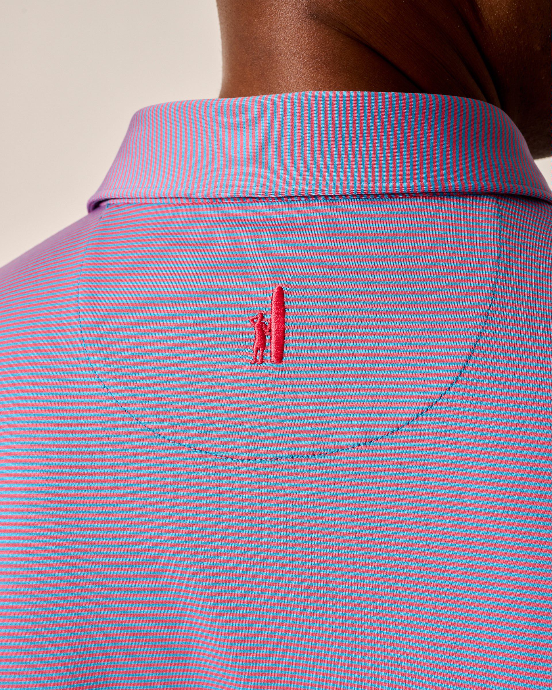 Johnnie-O Performance Jersey Polo - Lyndonn Stripe
