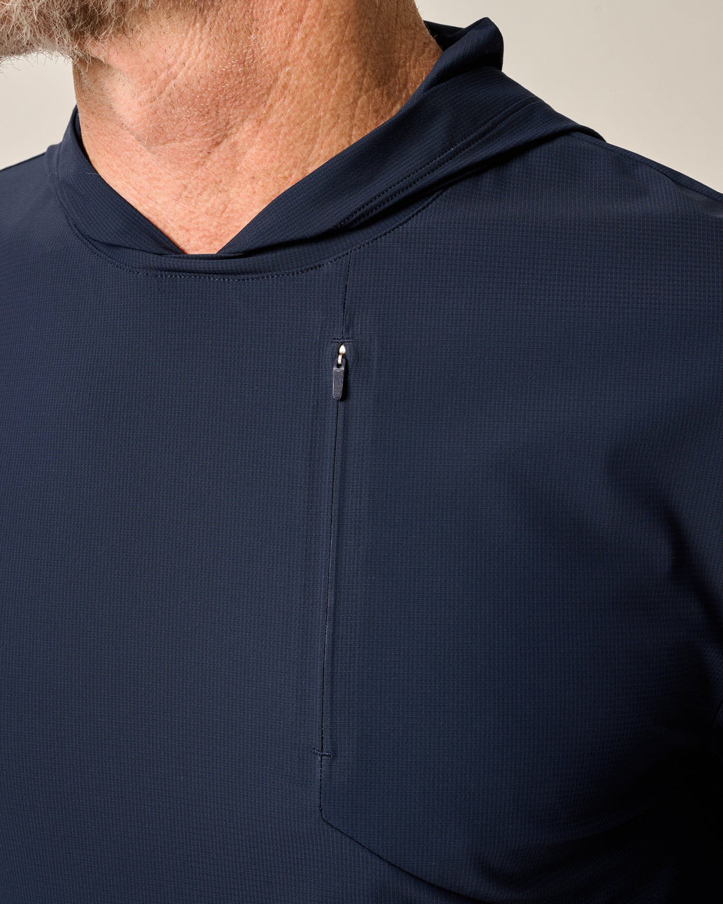 Johnnie-O Maxwel Performance Featherweight Hooded Long Sleeve Hoodie, Navy