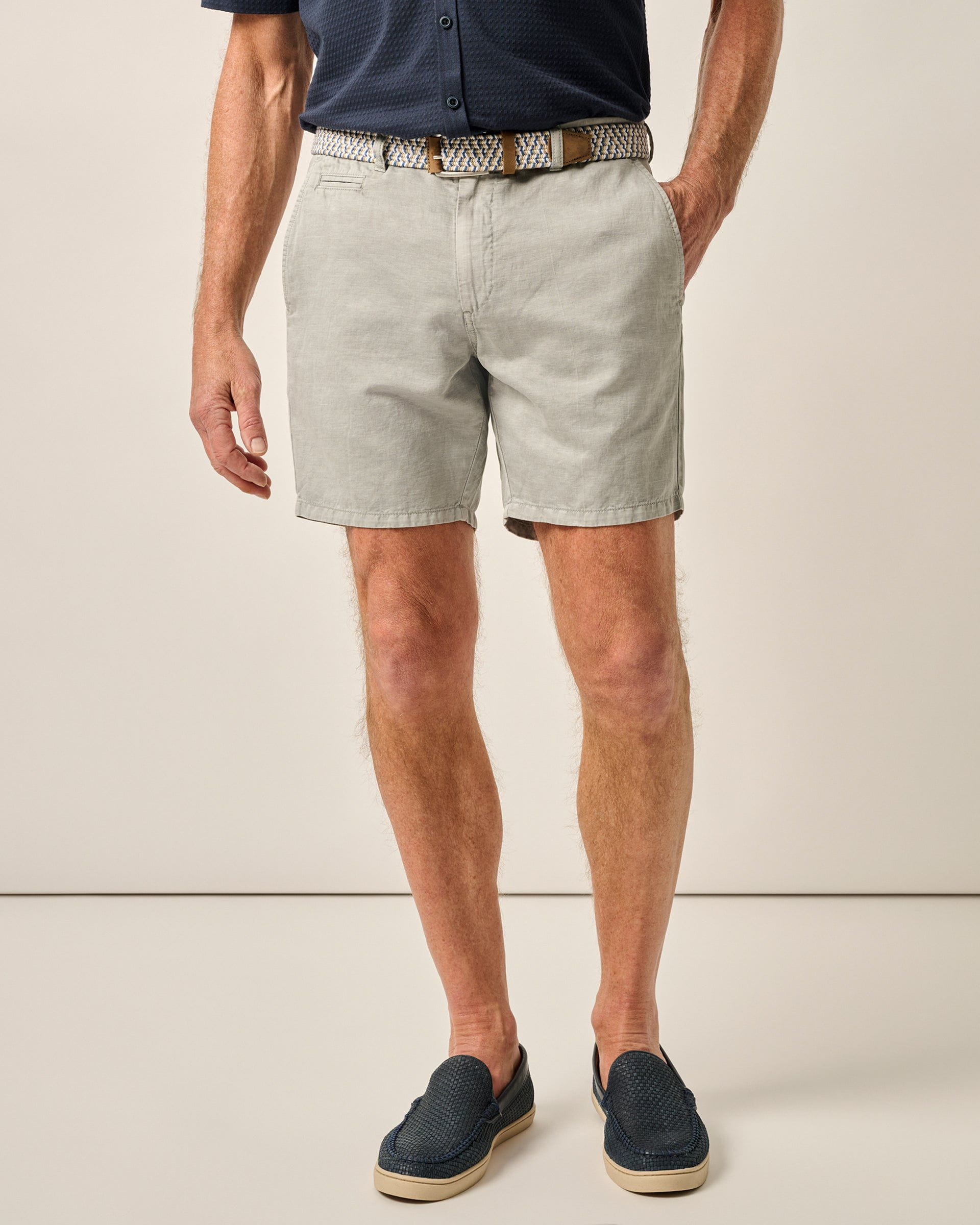Johnnie-O Melrose Cotton Linen Shorts