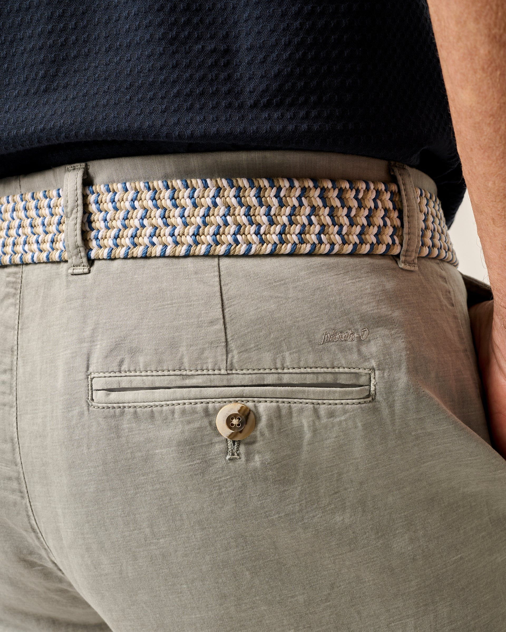 Johnnie-O Melrose Cotton Linen Shorts