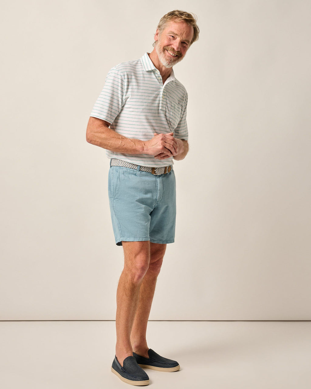 Johnnie-O Melrose Cotton Linen Shorts