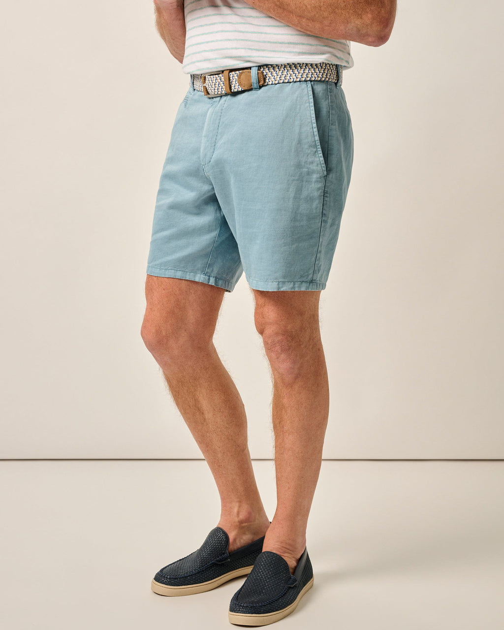 Johnnie-O Melrose Cotton Linen Shorts