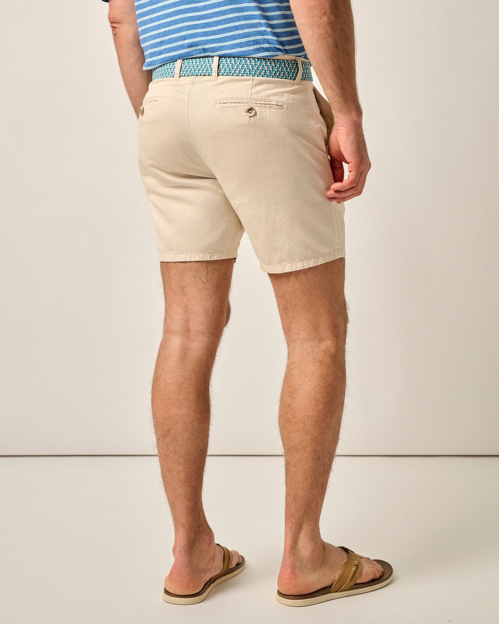 Johnnie-O Melrose Cotton Linen Shorts