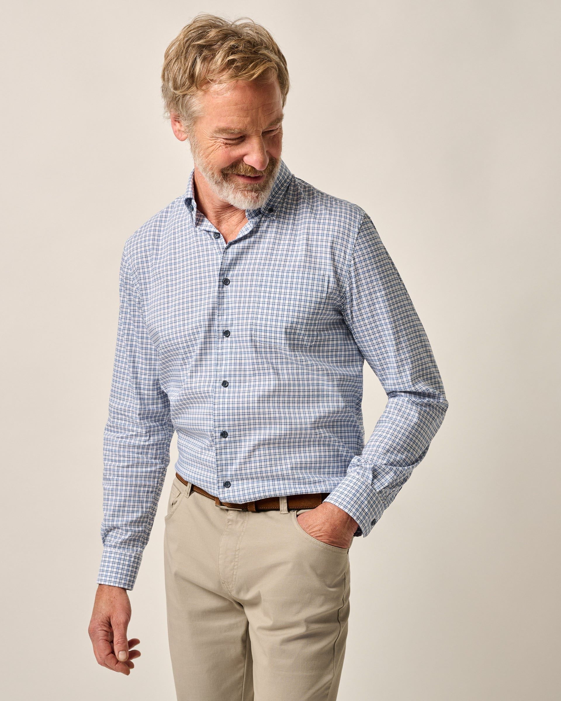 Johnnie-O Natural Performance Button Down Shirt - Morganstern