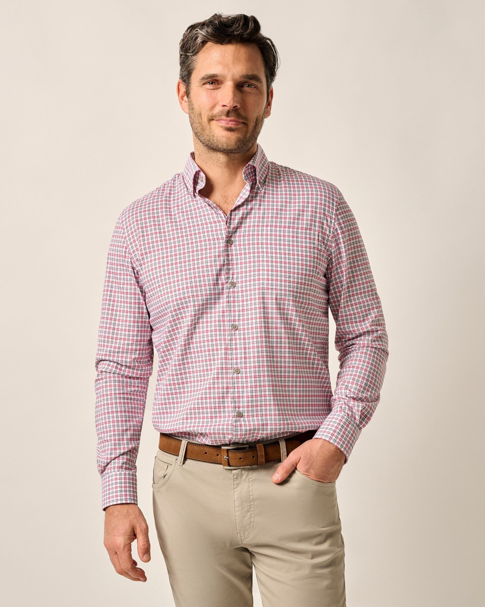 Johnnie-O Natural Performance Button Down Shirt - Morganstern