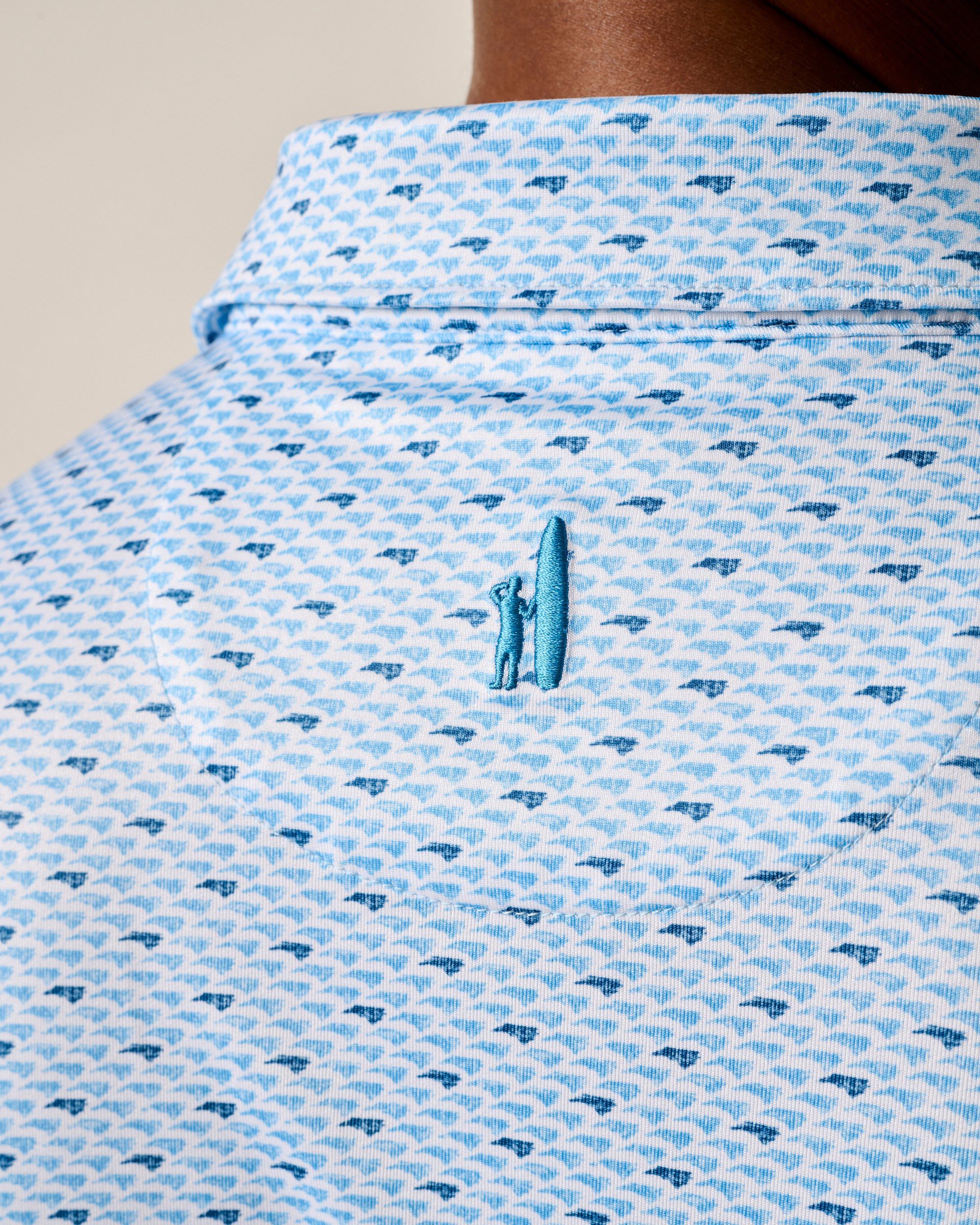 Johnnie-O Performance Jersey Polo - NC Time