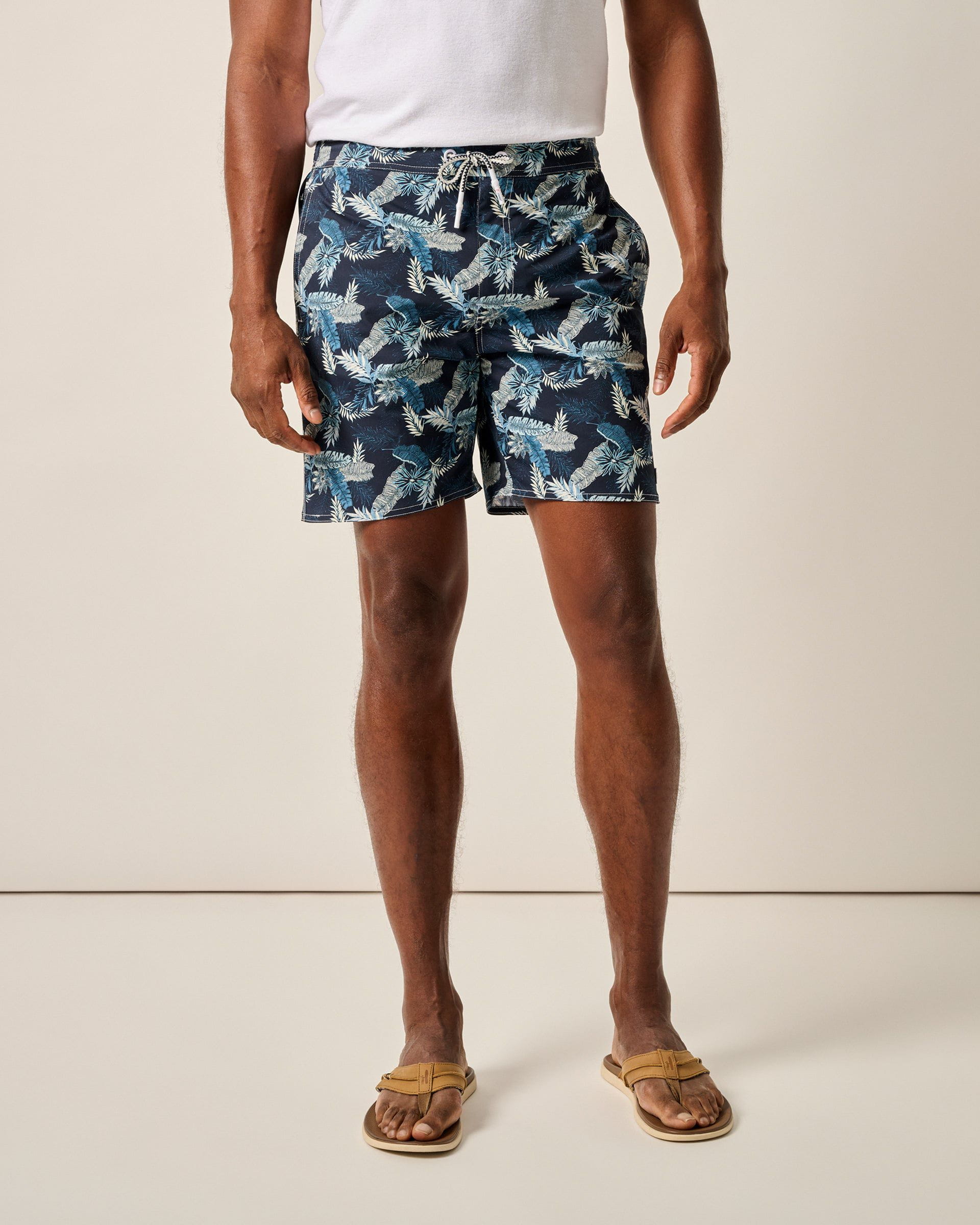 Johnnie-O The Half Elastic 7" Surf Shorts Shore Haven