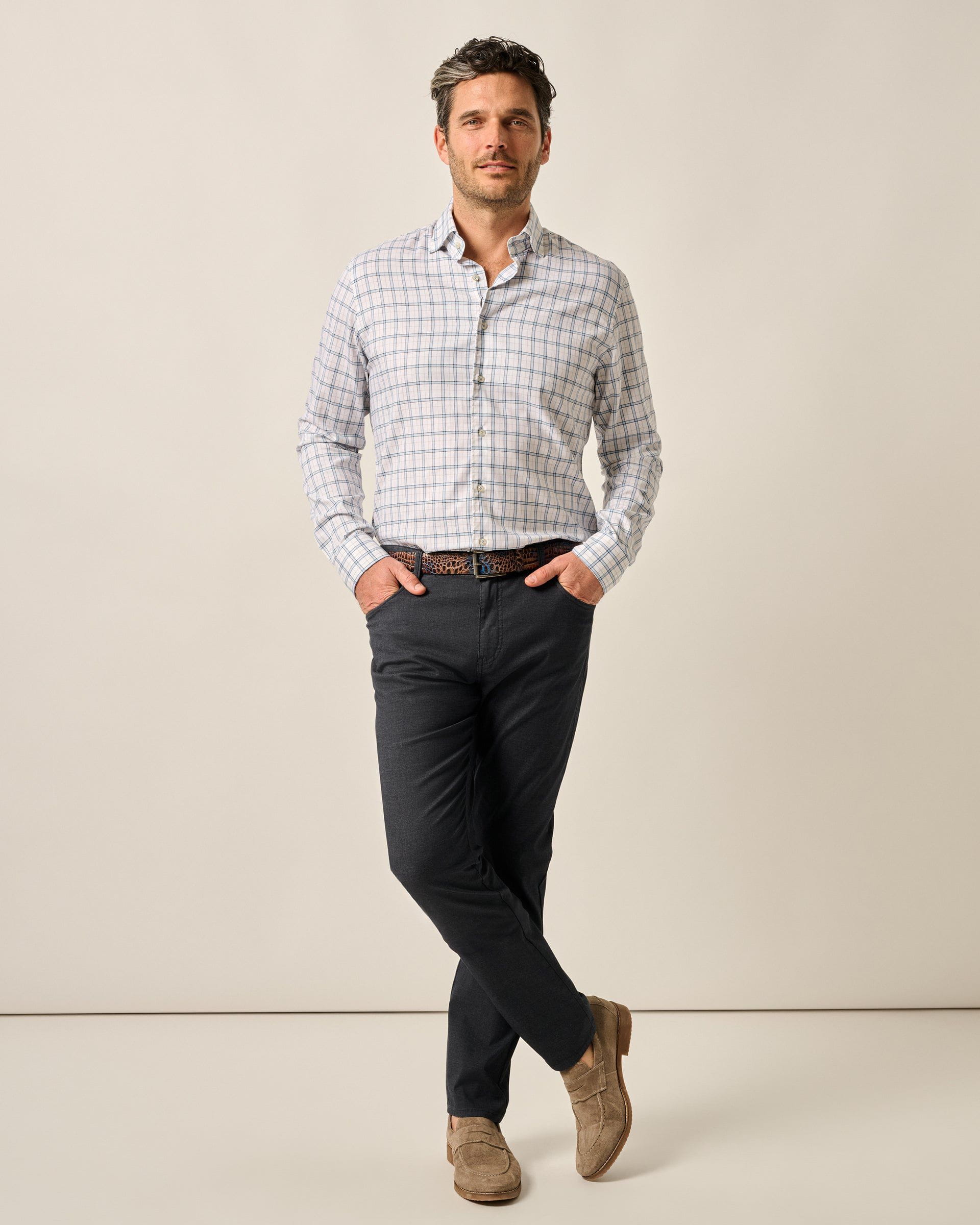 Johnnie-O Atlas Lightweight Stretch 5-Pocket Pant Dark, Navy