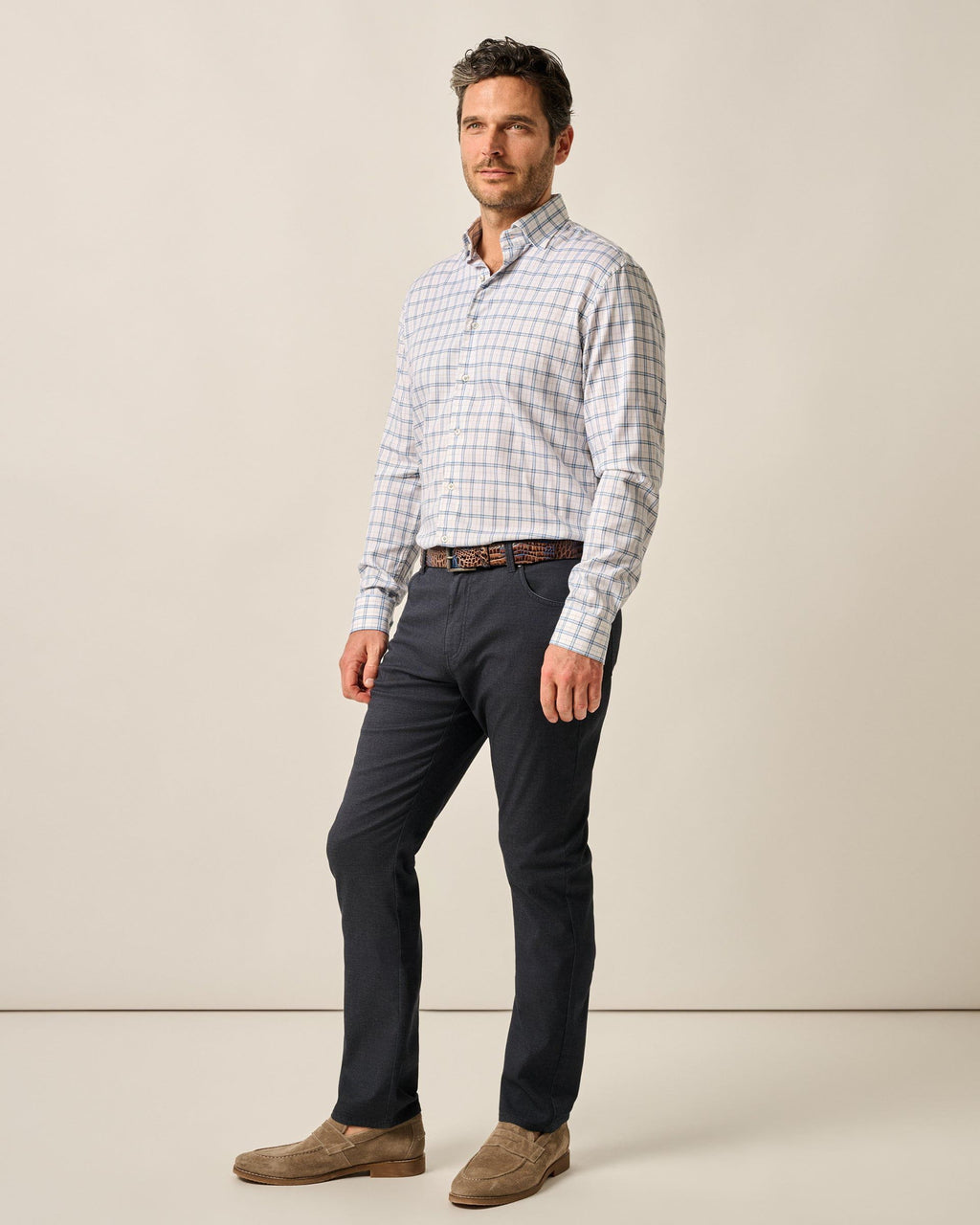 Johnnie-O Atlas Lightweight Stretch 5-Pocket Pant Dark, Navy