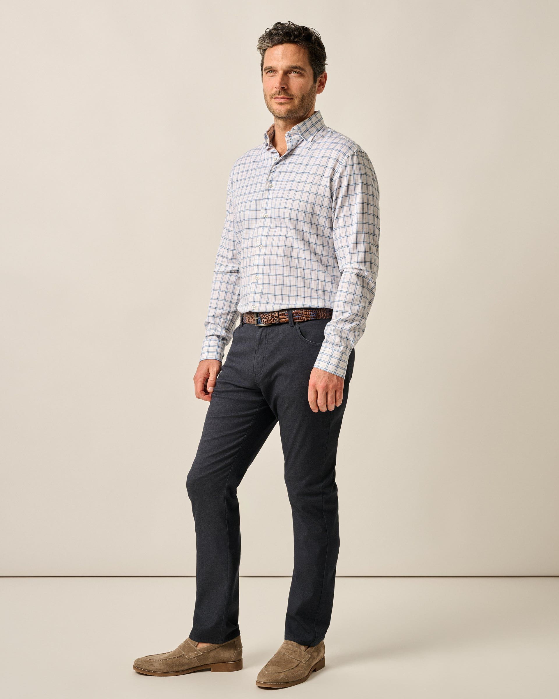 Johnnie-O Atlas Lightweight Stretch 5-Pocket Pant Dark, Navy