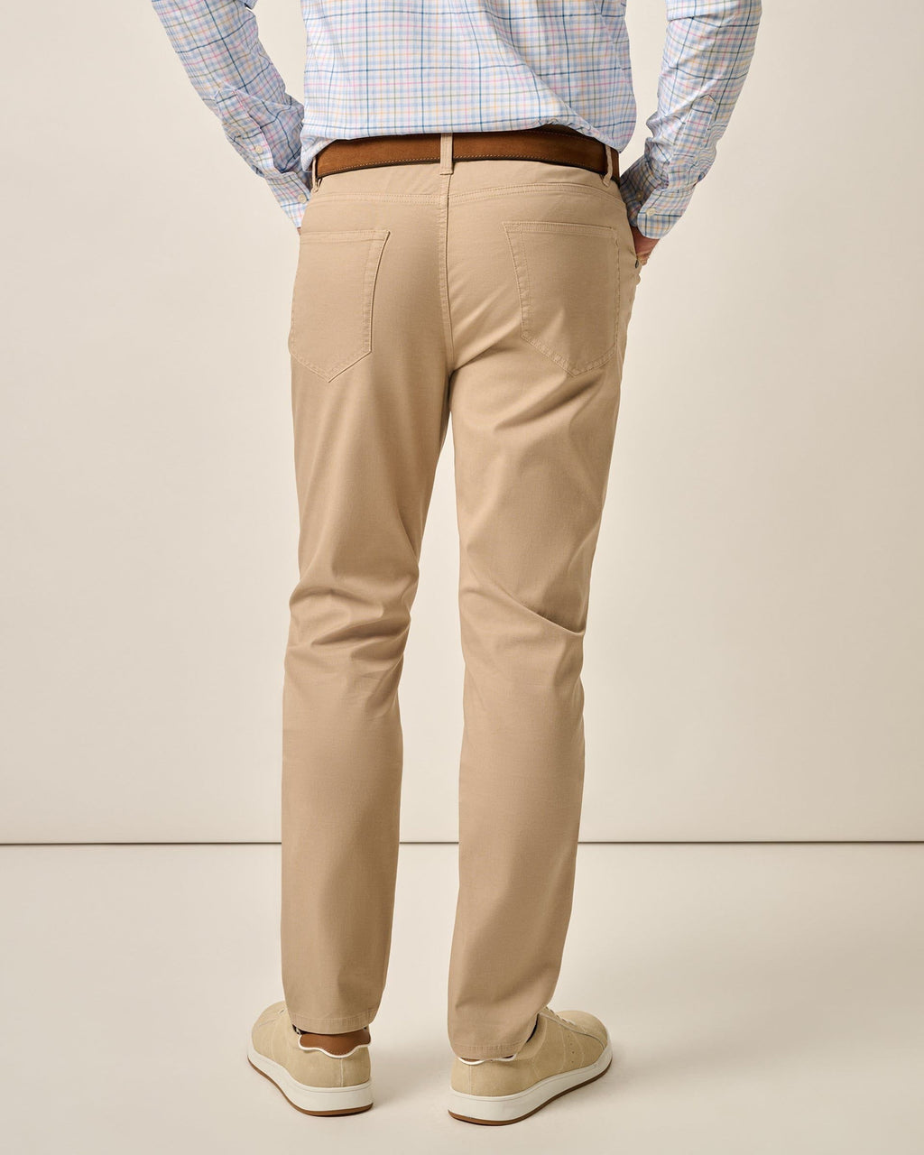 Johnnie-O Atlas Lightweight Stretch 5-Pocket Jeans, Khaki